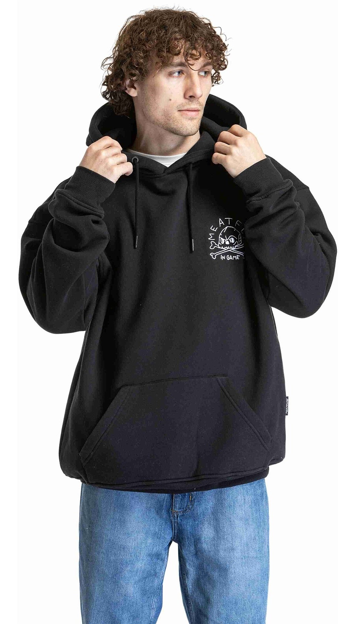 sweat-shirt Meatfly Fry - Skull Black