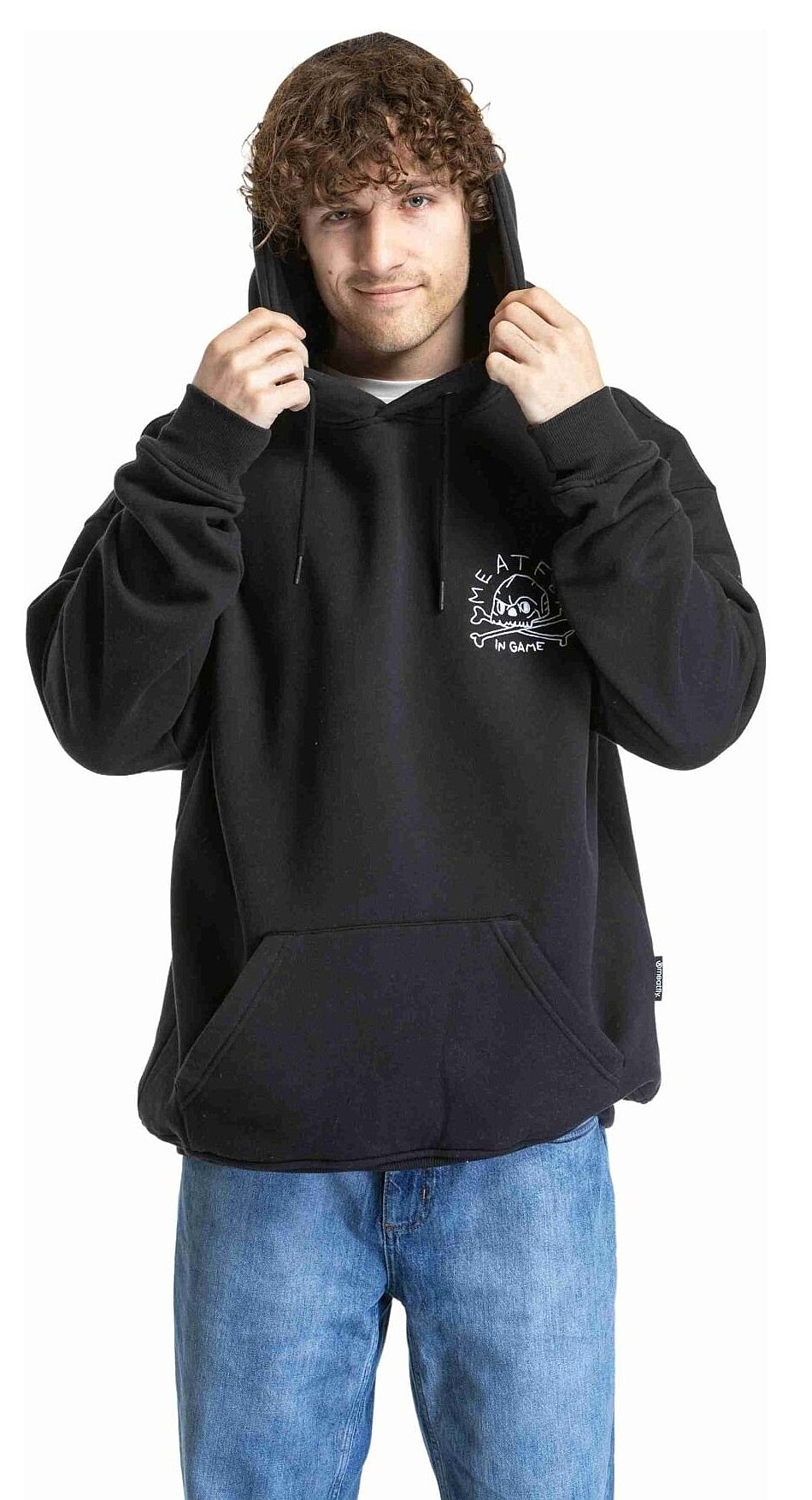 sweat-shirt Meatfly Fry - Skull Black
