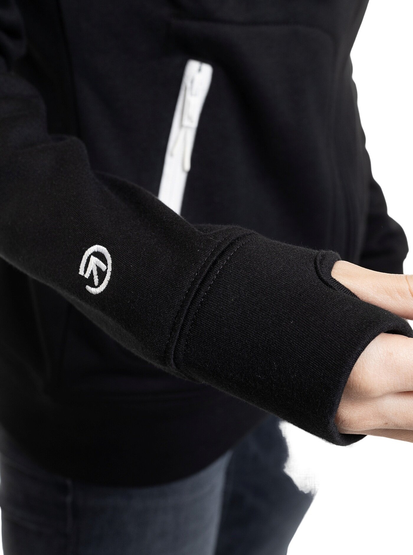 Sweatshirt Meatfly Omni Zip - Black - women´s