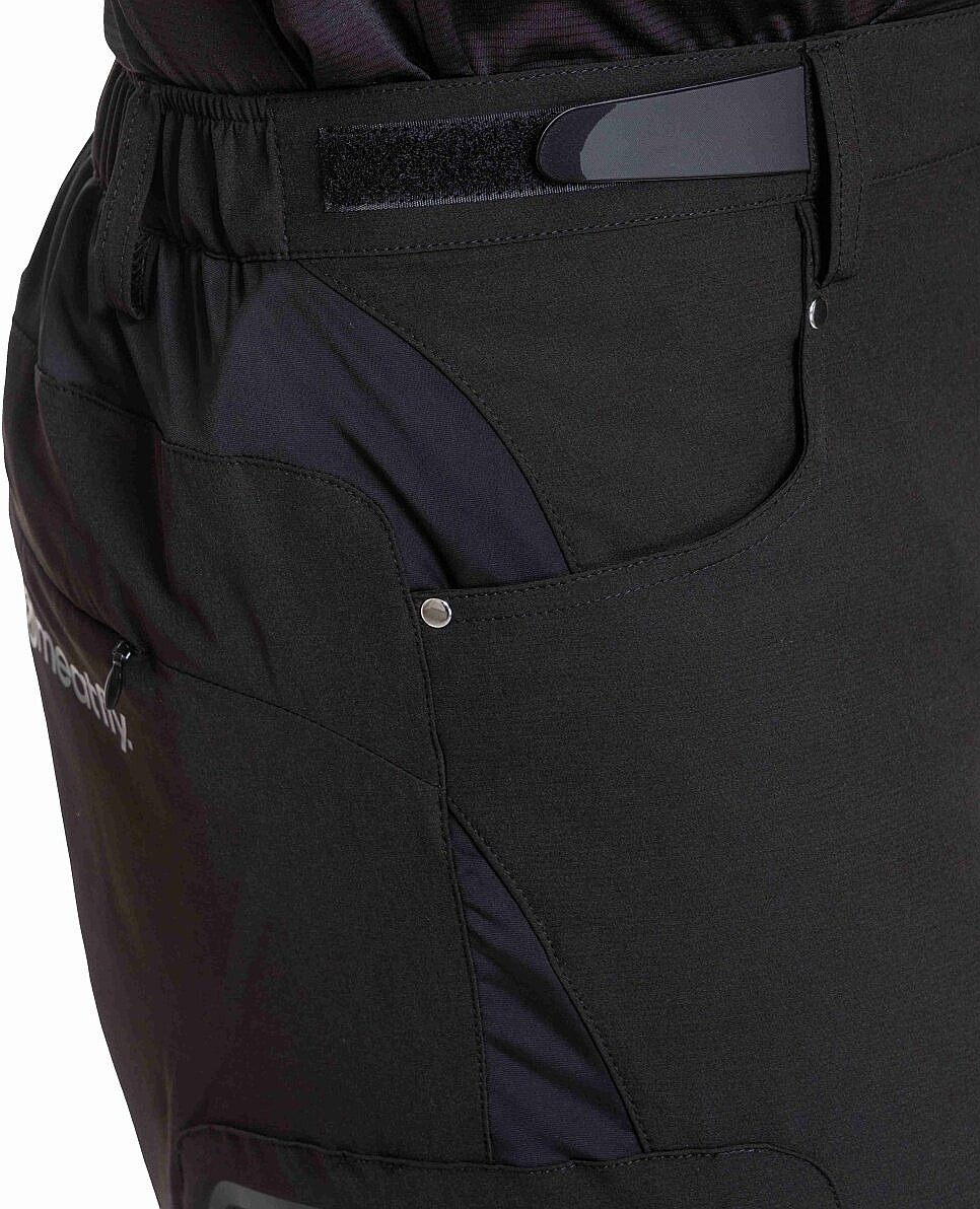 kraťasy Meatfly Duke - Black/Gray