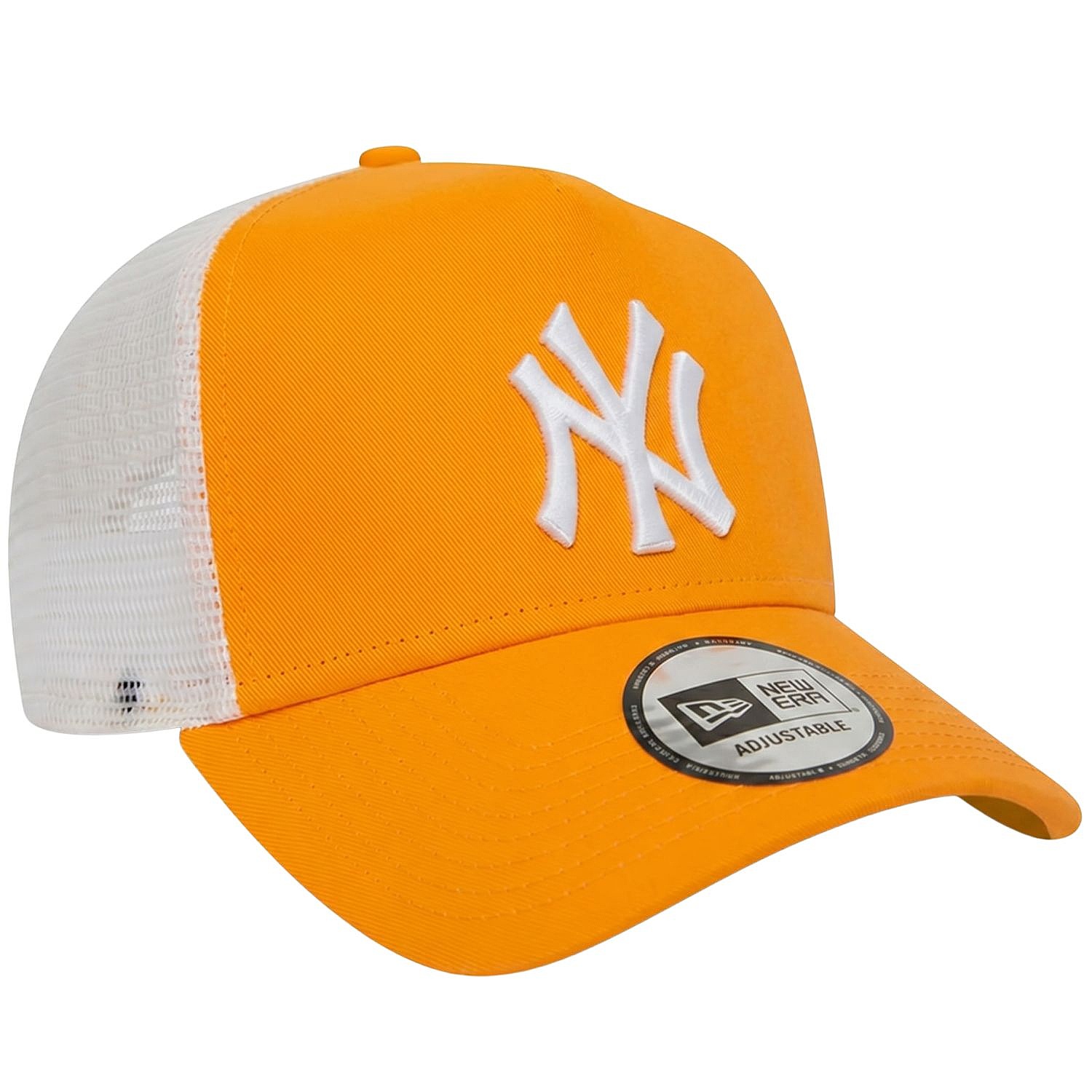 czapka z daszkiem New Era League Essential Trucker MLB New York Yankees - Tennessee Orange/White - men´s