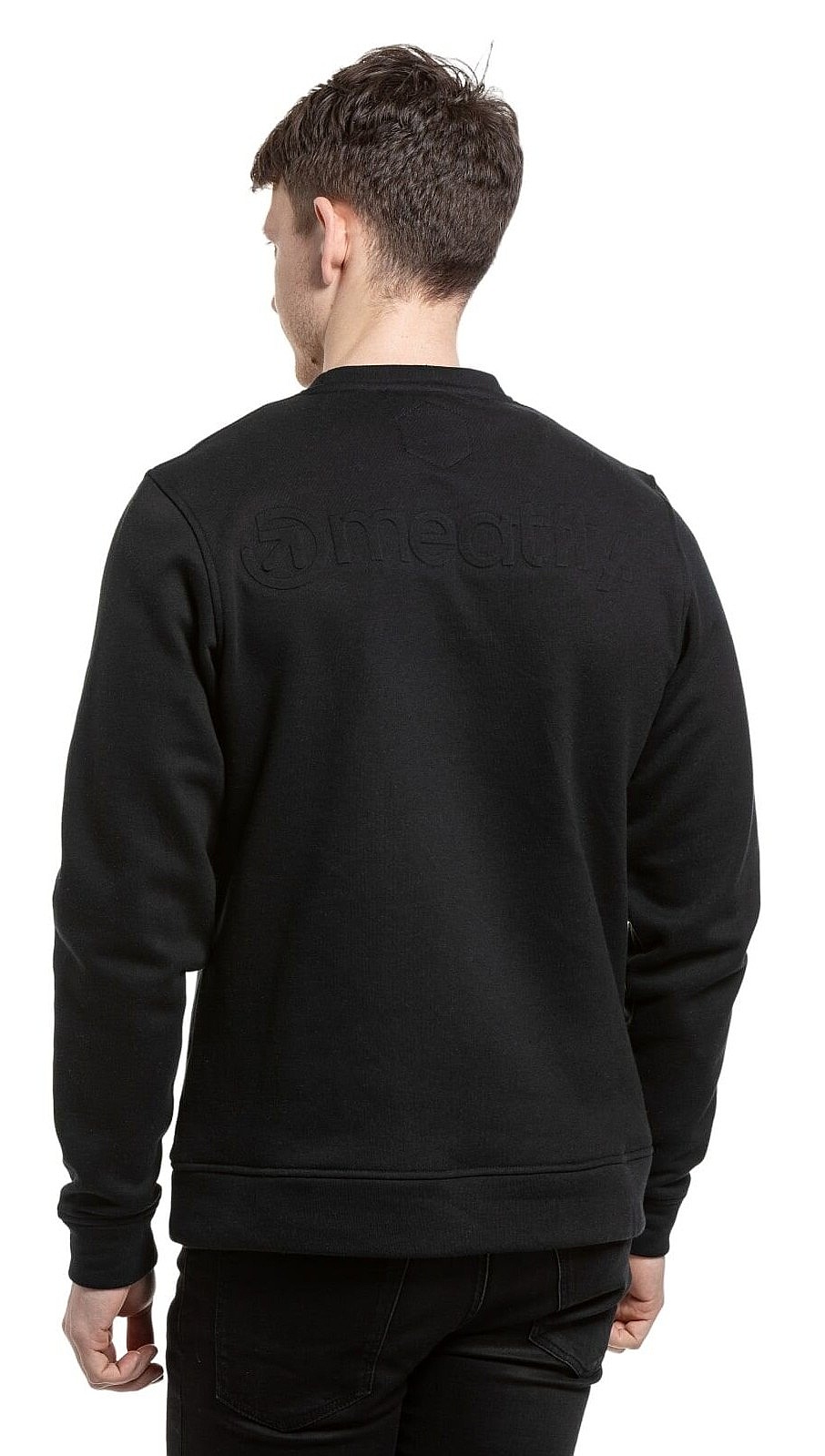 bluza Meatfly Luke - Crewneck Black - men´s