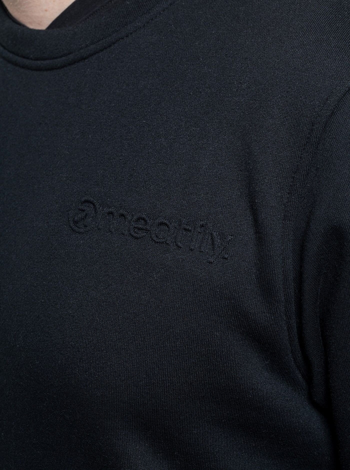 bluza Meatfly Luke - Crewneck Black - men´s
