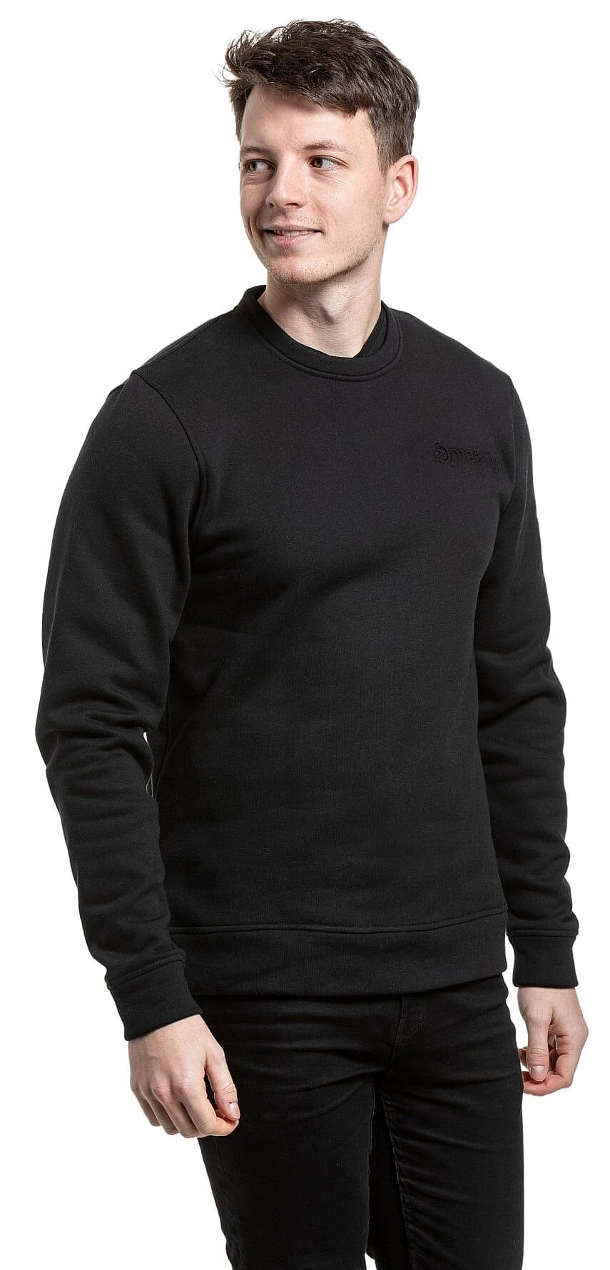 bluza Meatfly Luke - Crewneck Black - men´s