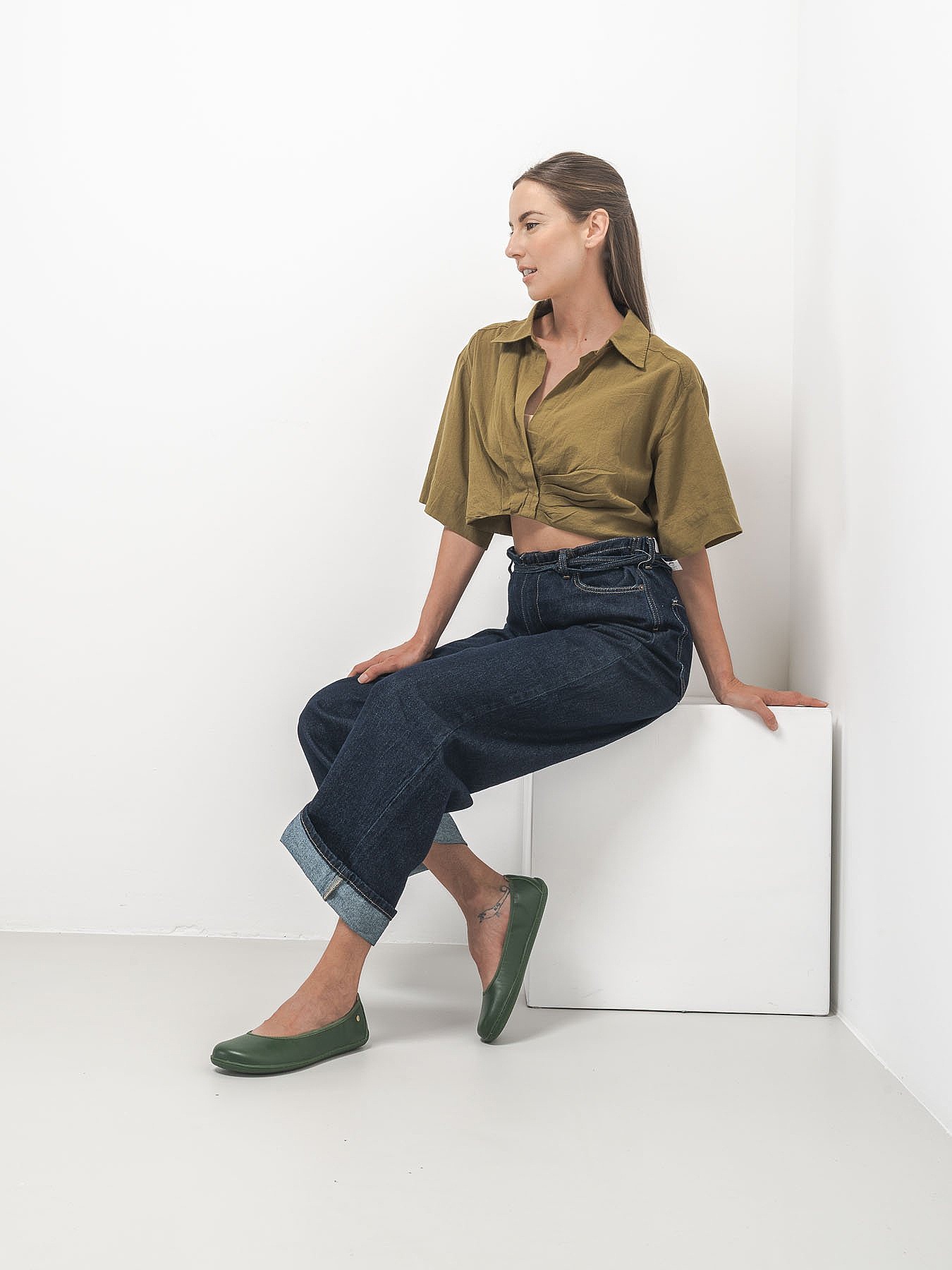 buty Be Lenka Sophelia - Olive Green - women´s