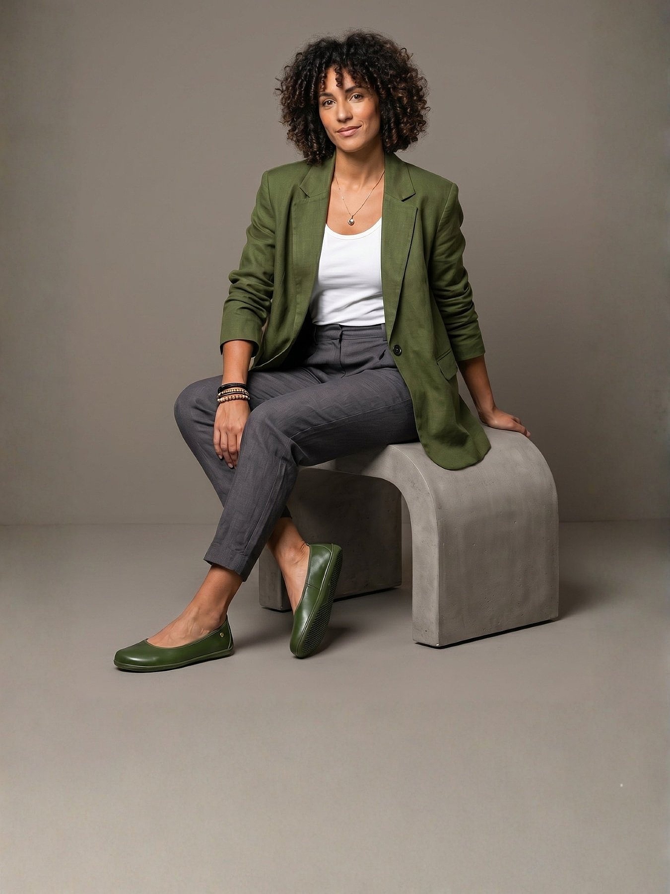 buty Be Lenka Sophelia - Olive Green - women´s