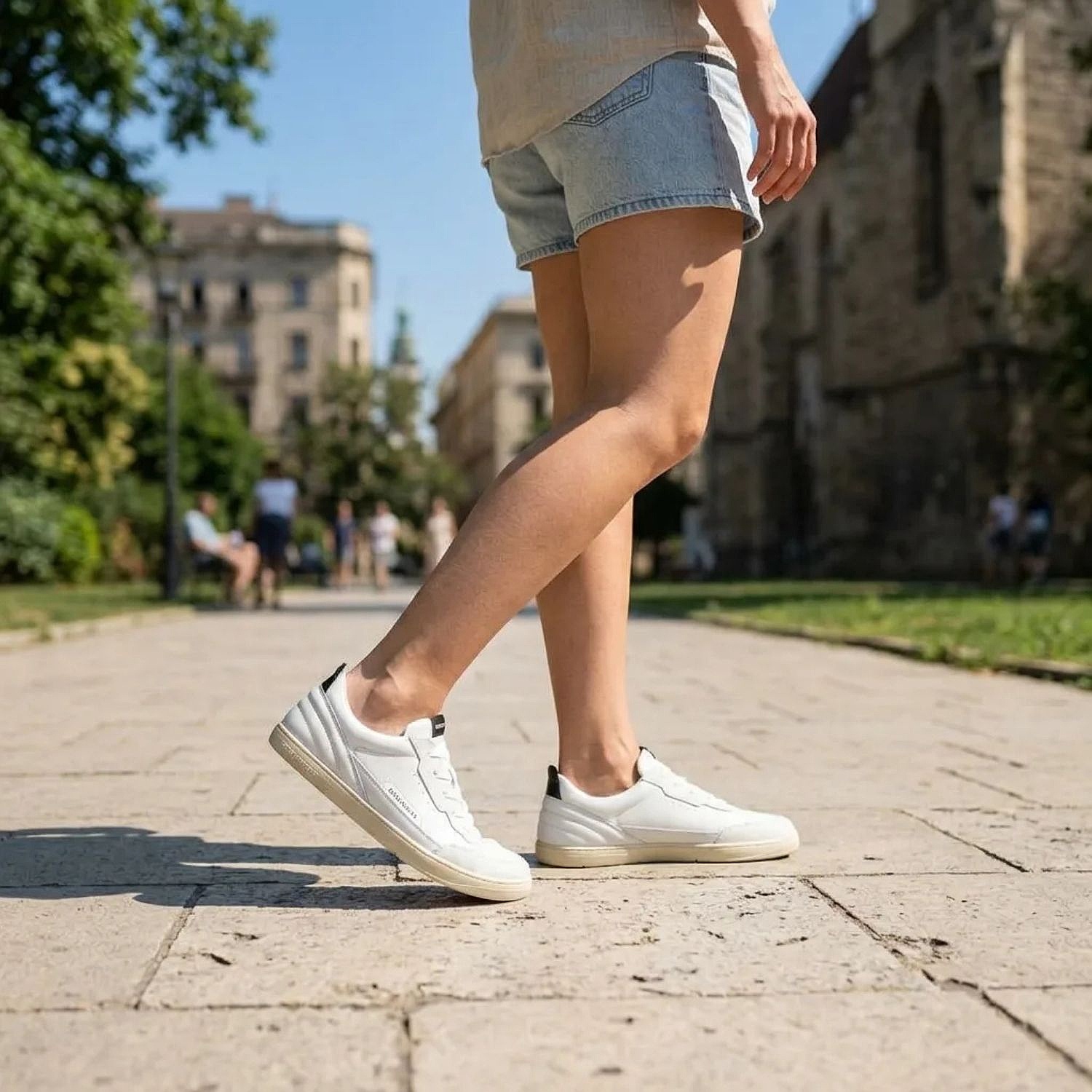 boty Groundies Zurich - White/Black
