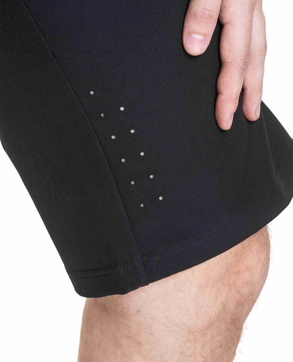 kraťasy Meatfly Brake - Black/White