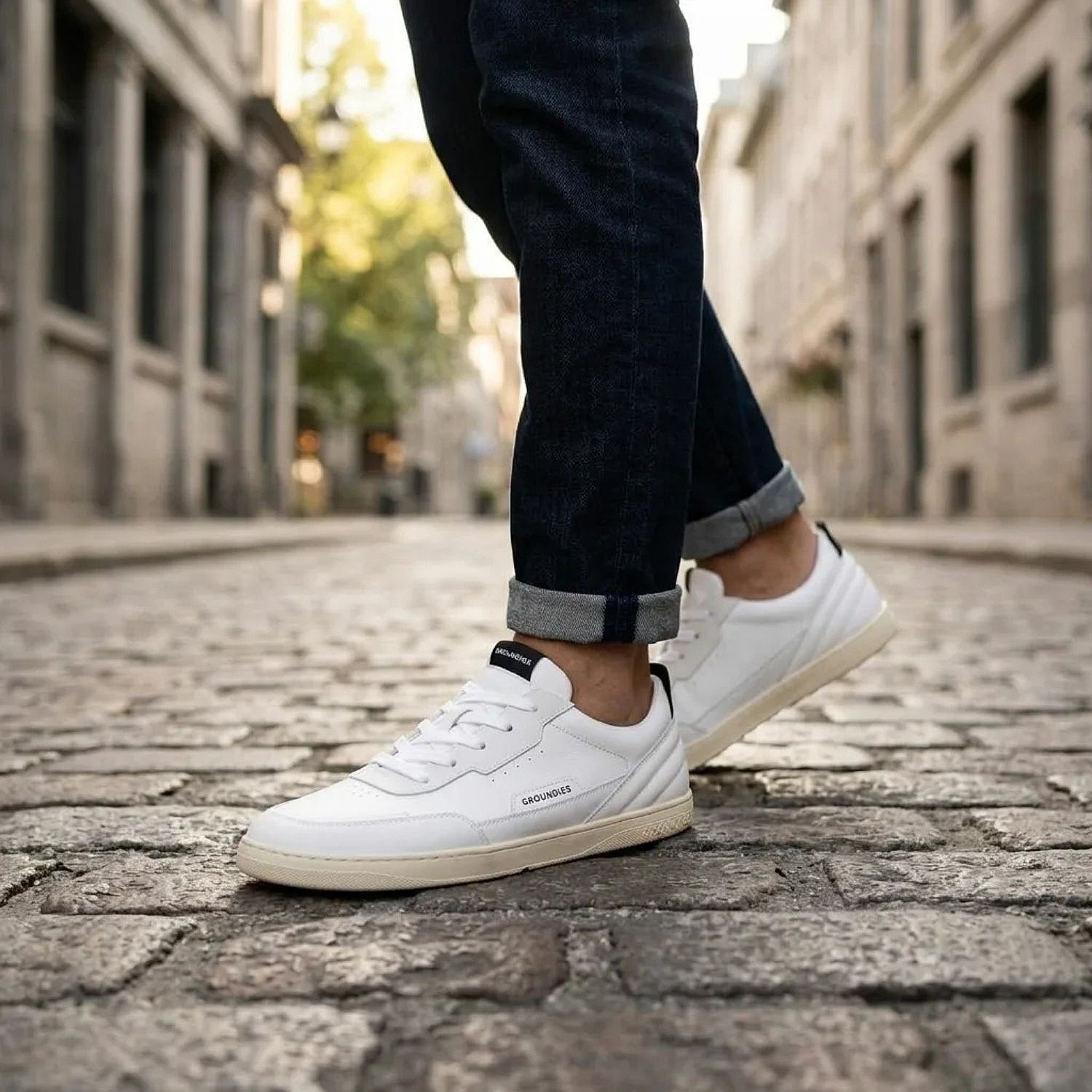 boty Groundies Zurich - White/Black