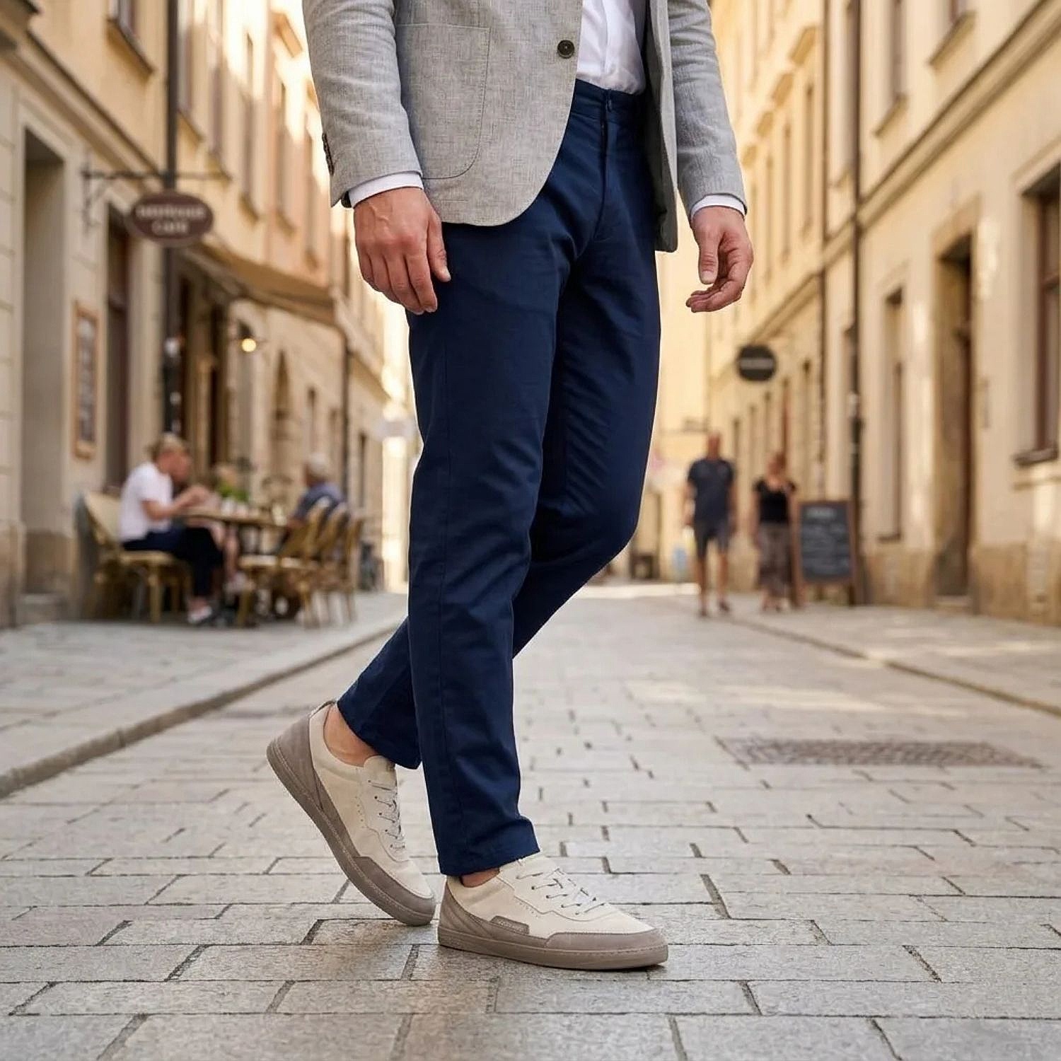 boty Groundies Zurich - Gray/Beige