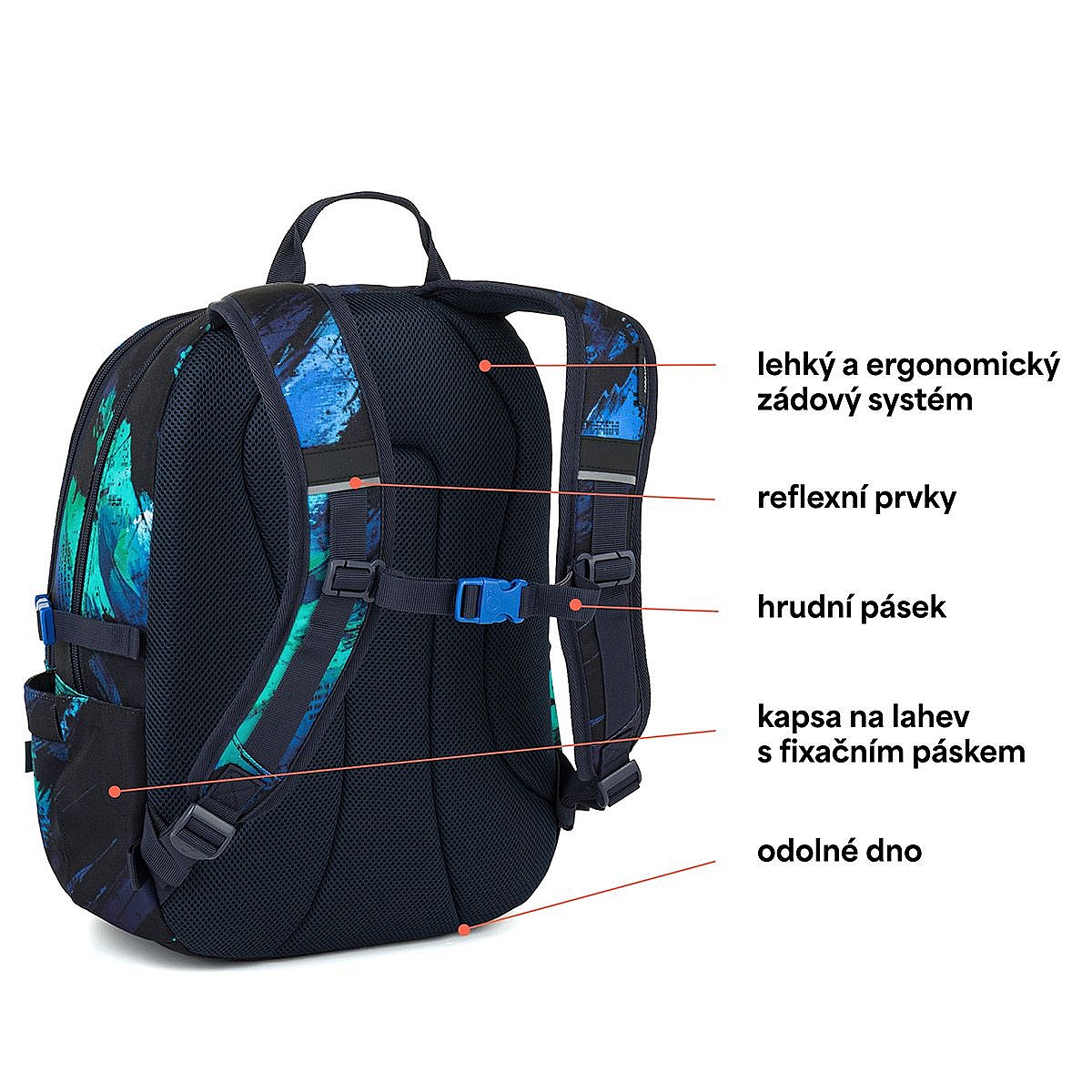 ruksak Topgal VIKI 26045 - Blue