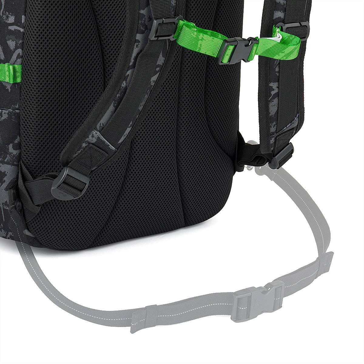 ruksak Topgal VIKI 26041 - Green/Black