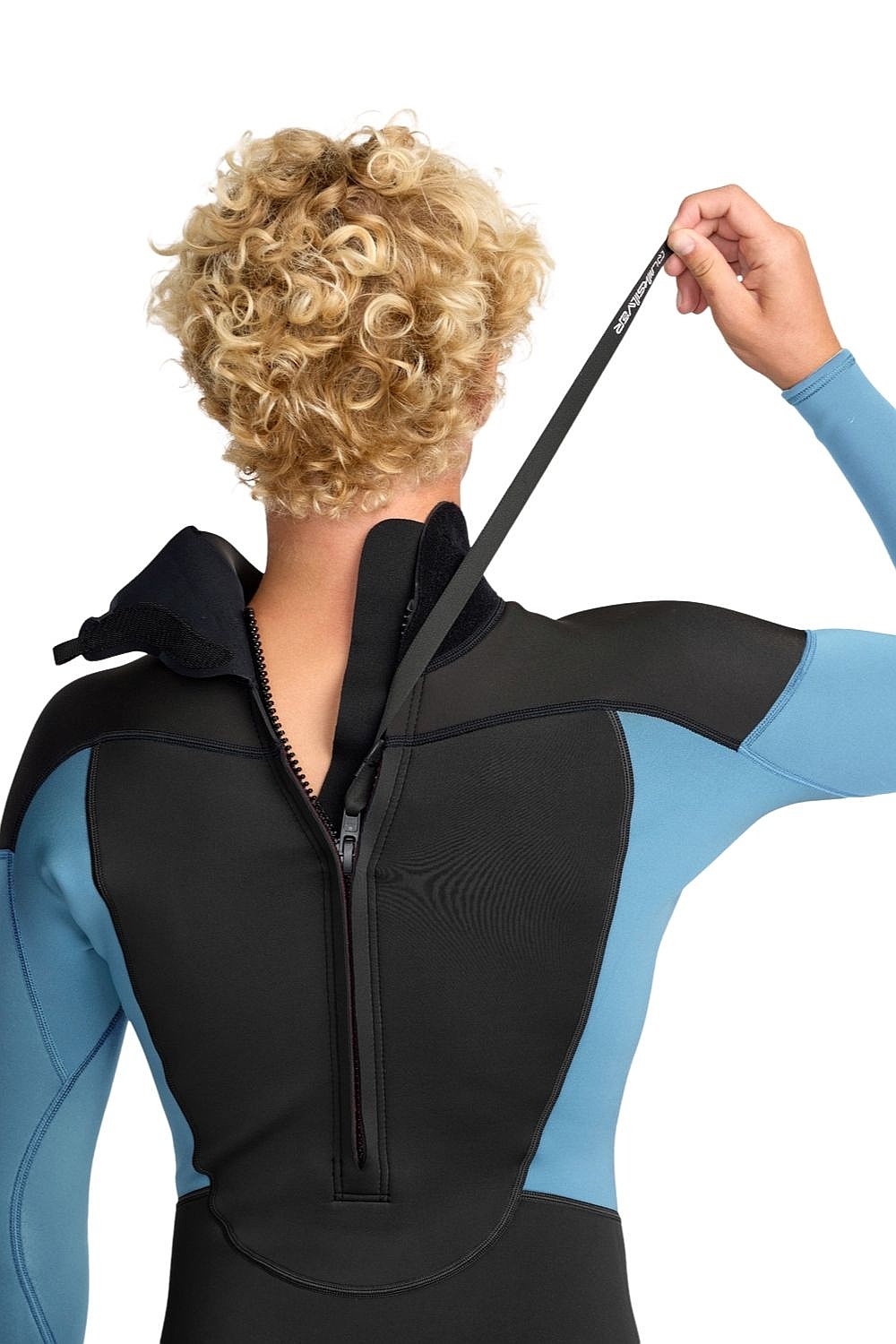 neoprén Quiksilver Prologue+ 4/3 Back Zip GBS LS - CLB/Cloud Blue - men´s