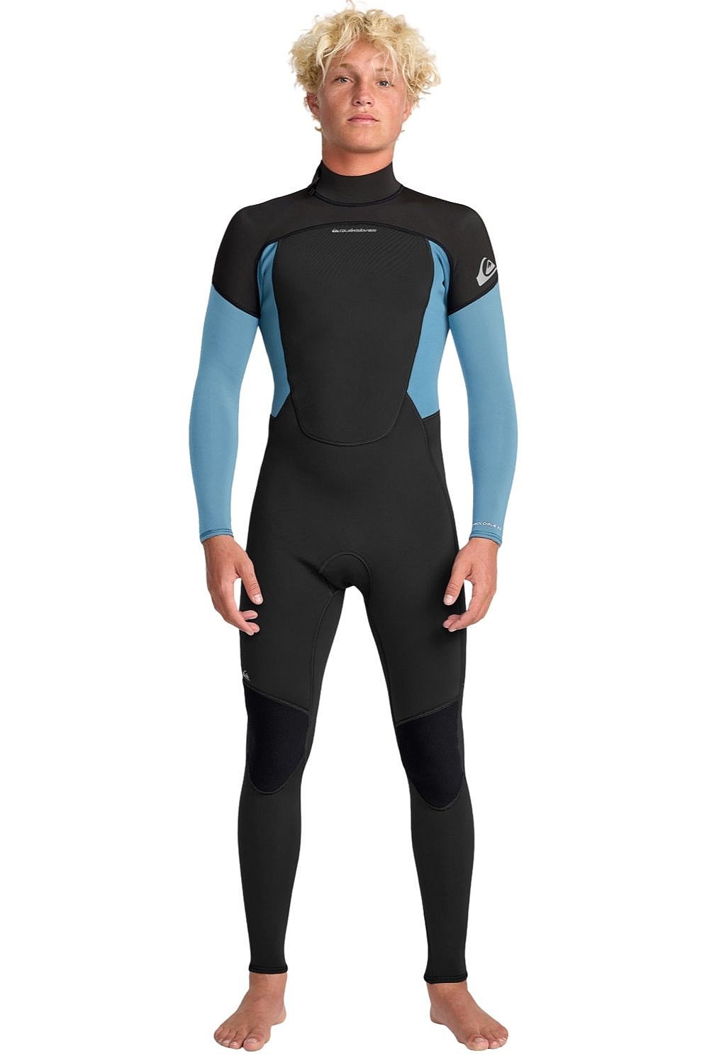 neoprén Quiksilver Prologue+ 4/3 Back Zip GBS LS - CLB/Cloud Blue - men´s