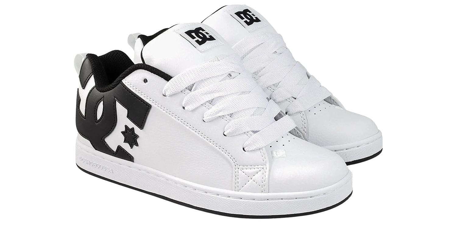 chaussures DC Court Graffik - 114/White/Black - women´s