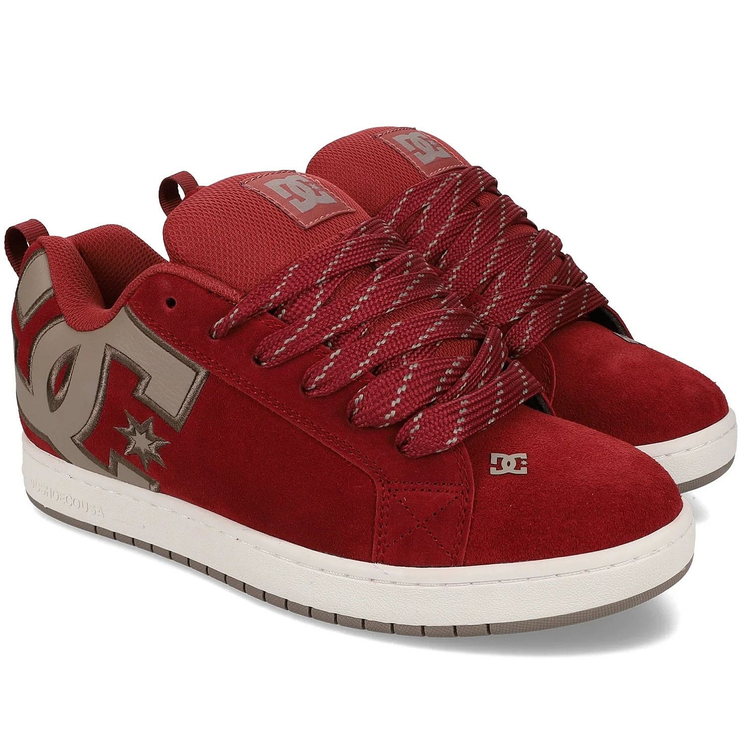 topánky DC Court Graffik SE - 602/Brick Red/Warm Taupe/Off White - men´s