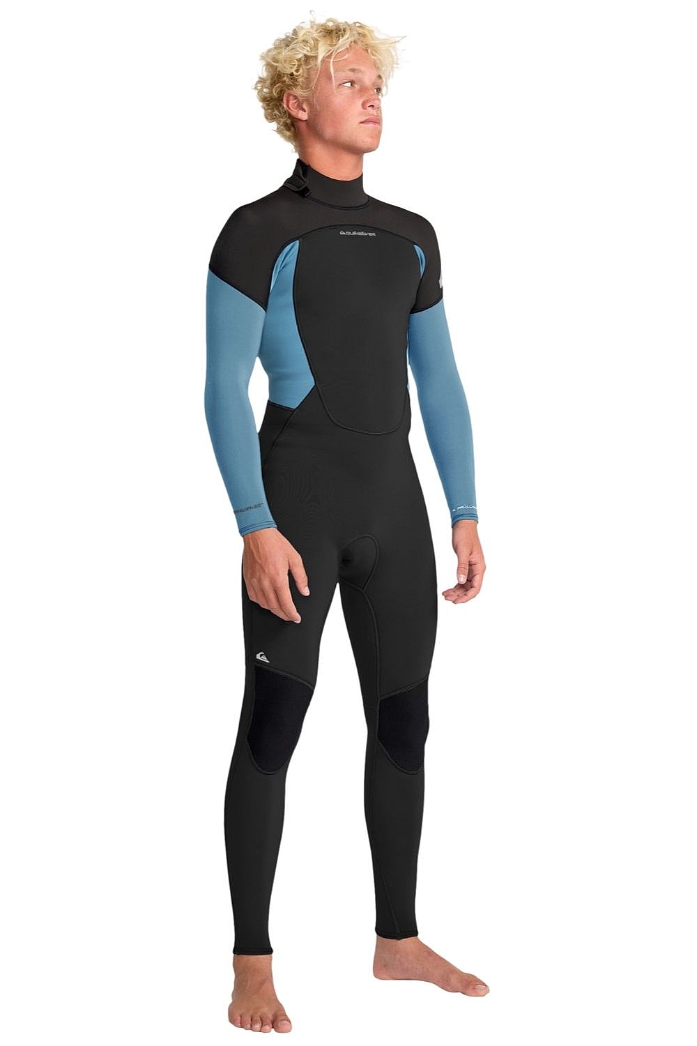 neoprén Quiksilver Prologue+ 4/3 Back Zip GBS LS - CLB/Cloud Blue - men´s