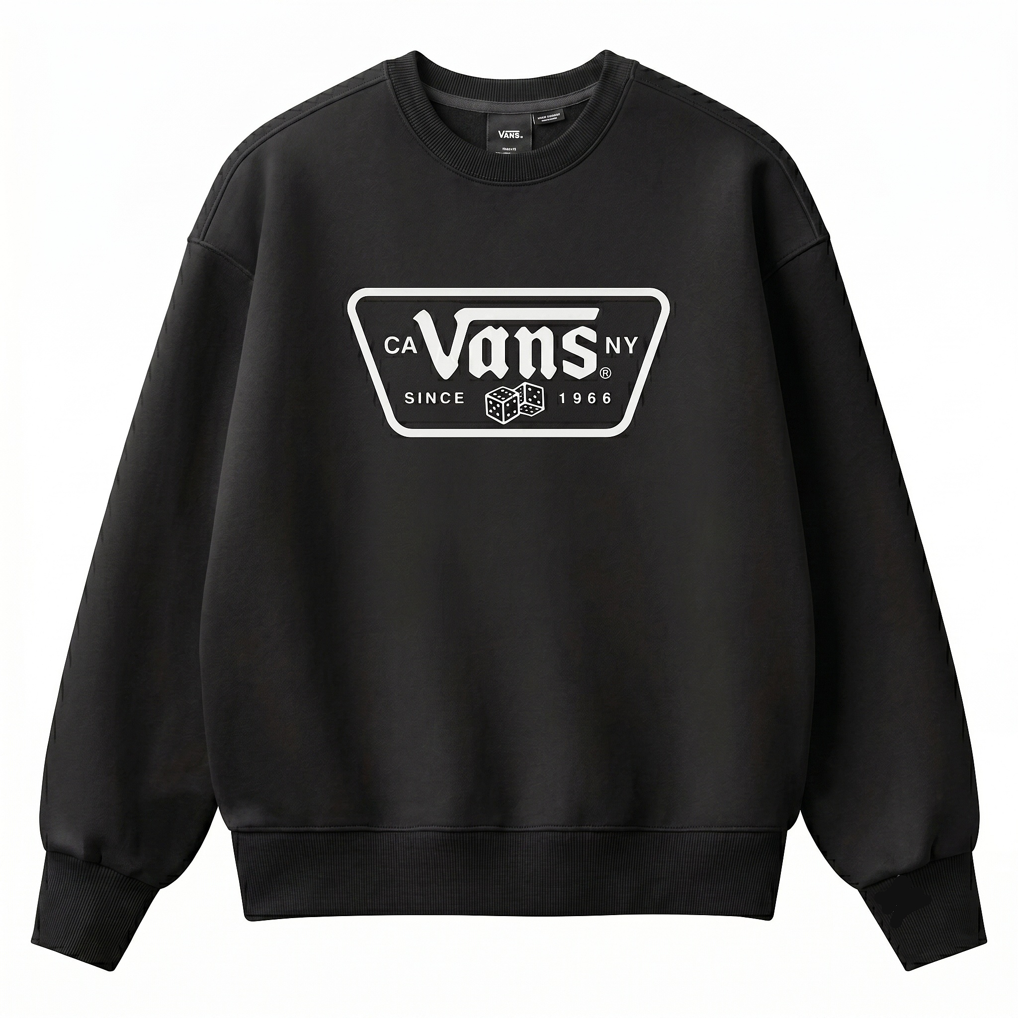sweat-shirt Vans Knu Patch Crew - Black - men´s