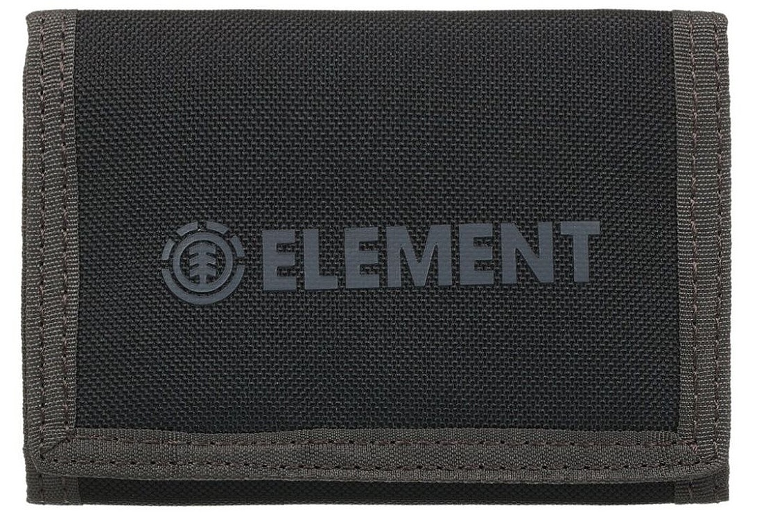 portefeuille Element Brand Trifold - FBK/Flint Black - men´s