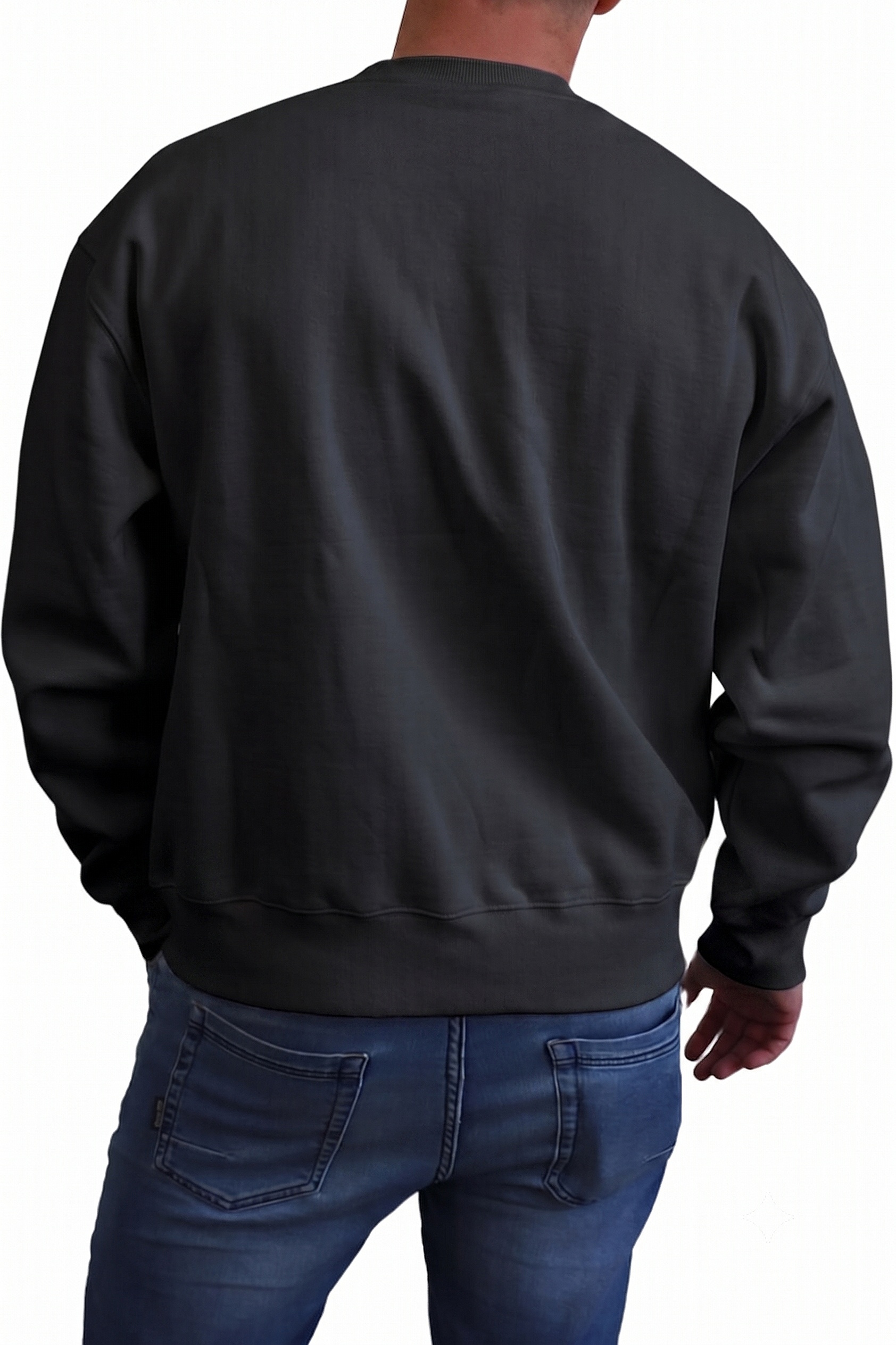 sweat-shirt Vans Knu Patch Crew - Black - men´s