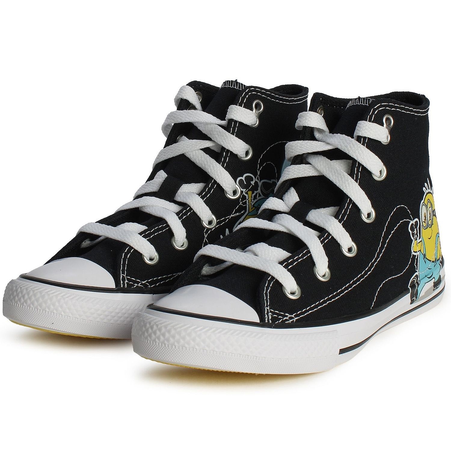 topánky Converse Chuck Taylor All Star Minions Hi - A21406/Black/Multi/White - kid´s