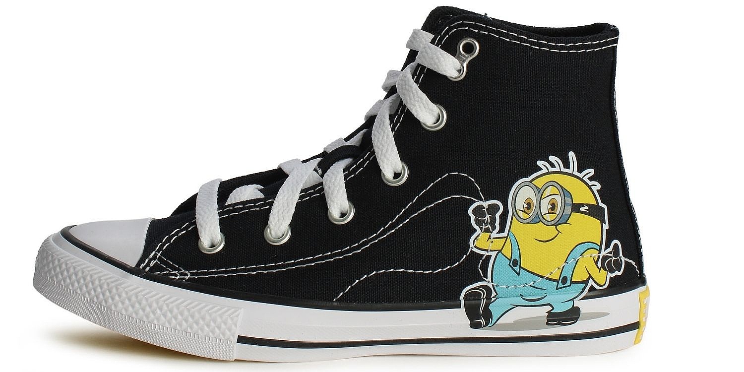 topánky Converse Chuck Taylor All Star Minions Hi - A21406/Black/Multi/White - kid´s