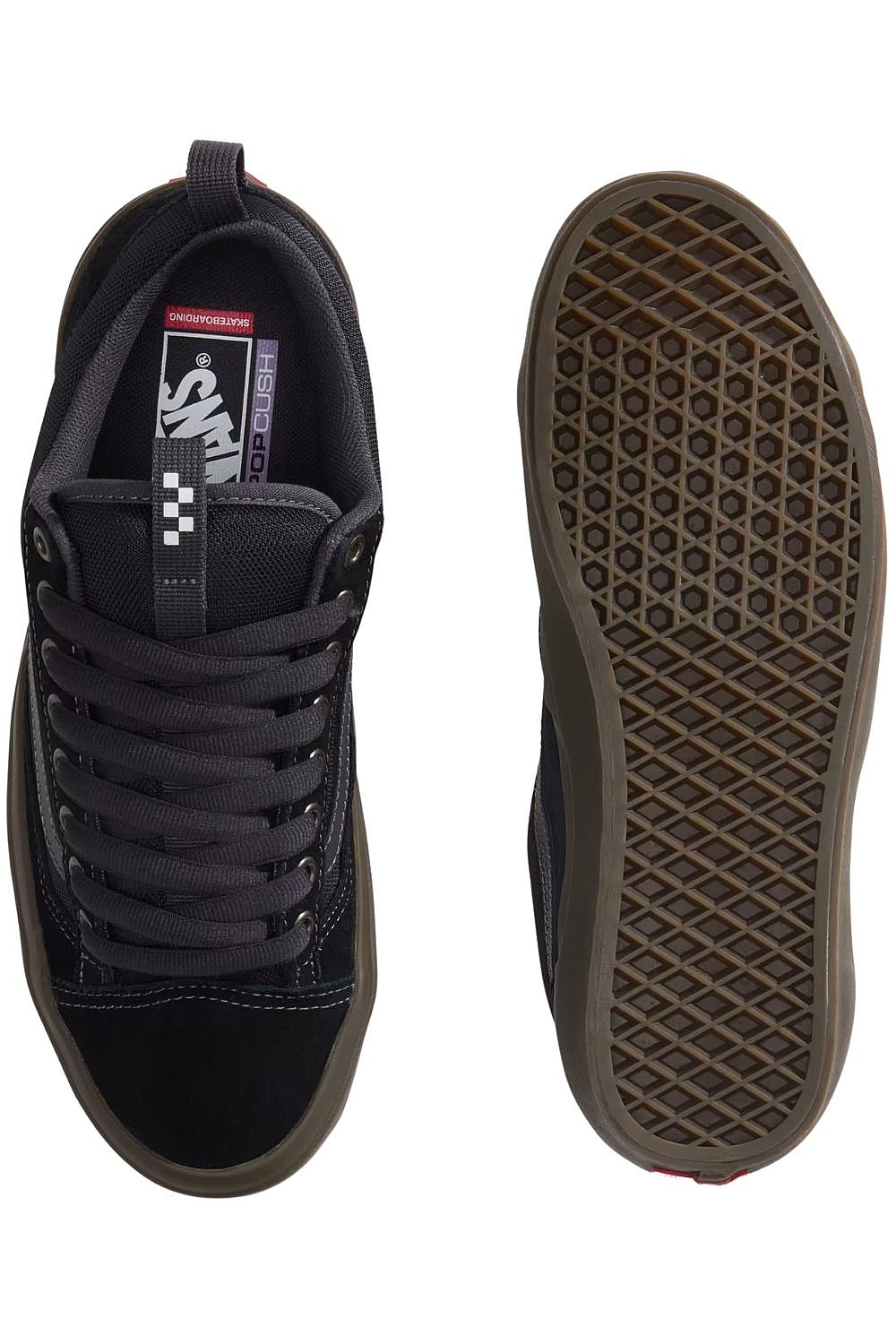 chaussures Vans Skate Old Skool 36 + - Black/Charcoal/Gum - men´s