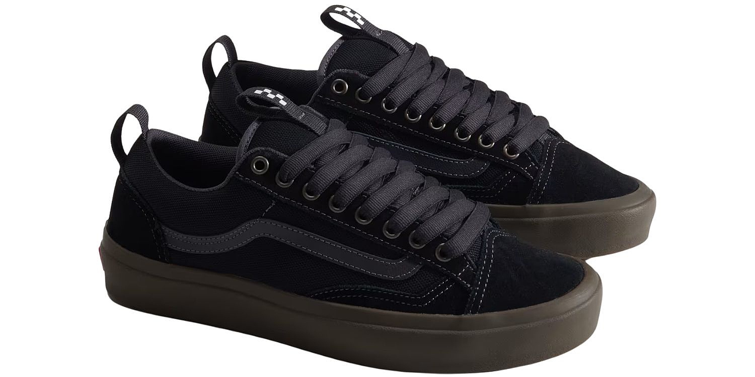 chaussures Vans Skate Old Skool 36 + - Black/Charcoal/Gum - men´s