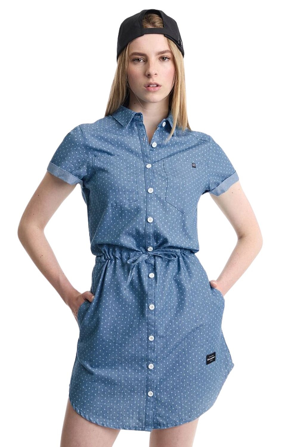 šaty Horsefeathers Mariana Long - Light Blue