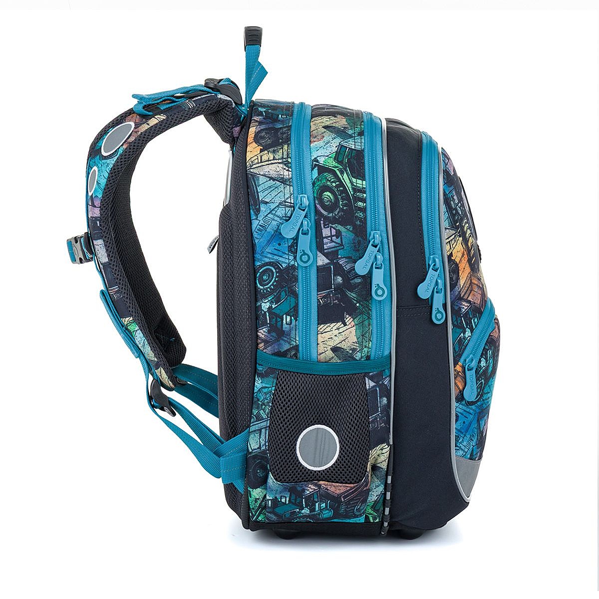 backpack Topgal BAZI 26018 - Green/Blue - boy´s
