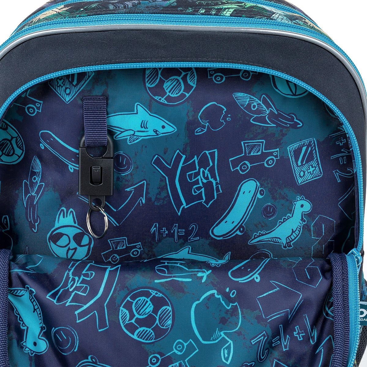 backpack Topgal BAZI 26018 - Green/Blue - boy´s