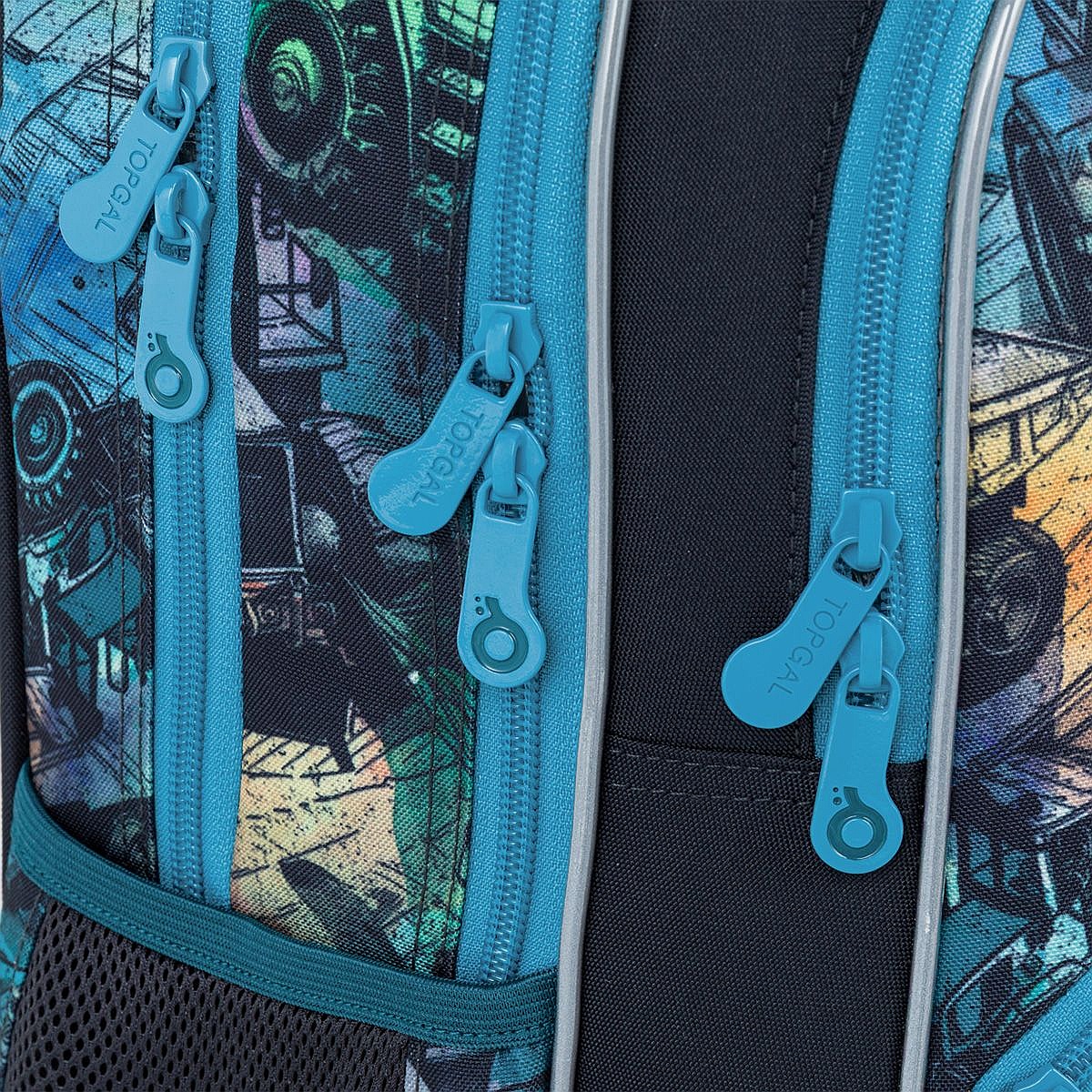 backpack Topgal BAZI 26018 - Green/Blue - boy´s