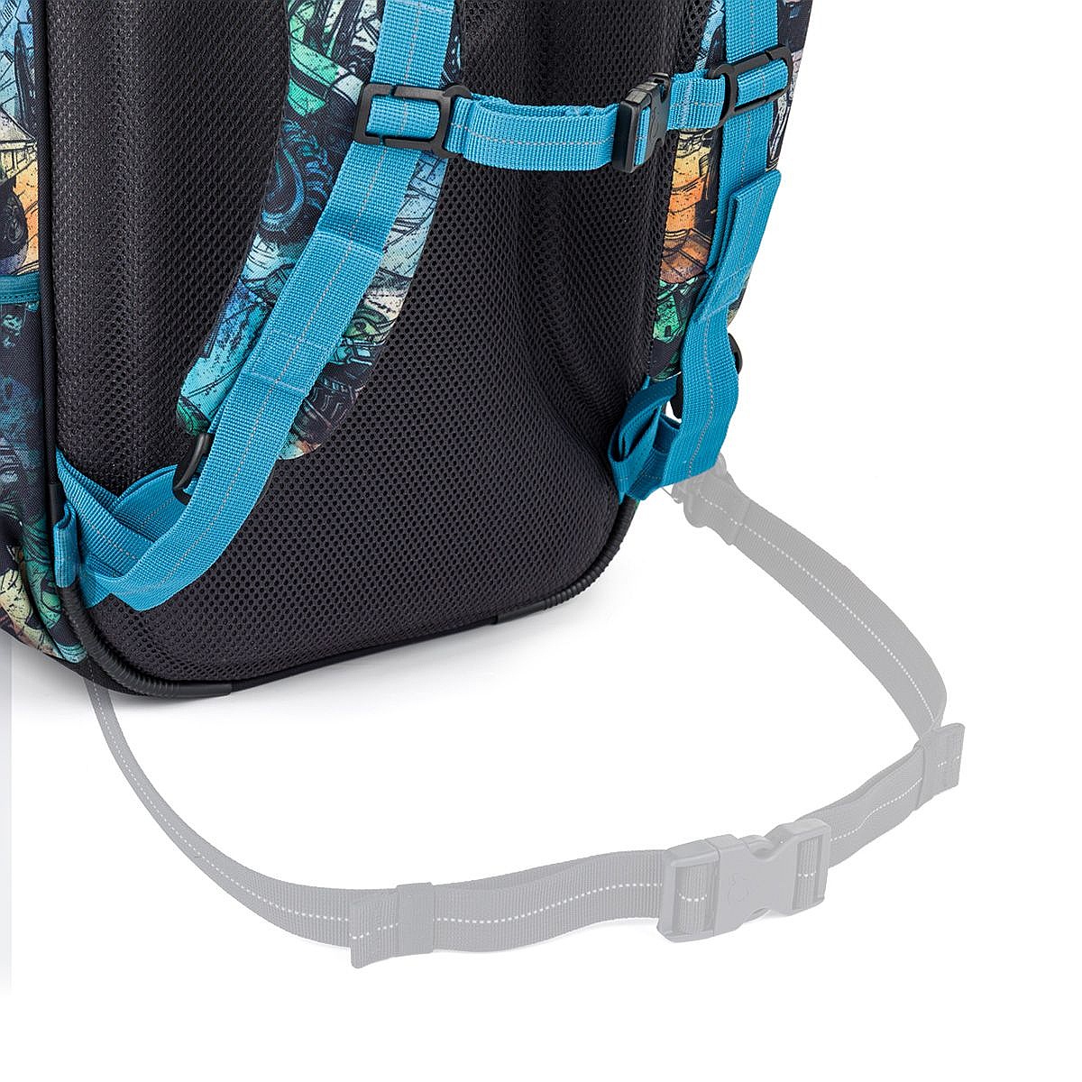 backpack Topgal BAZI 26018 - Green/Blue - boy´s