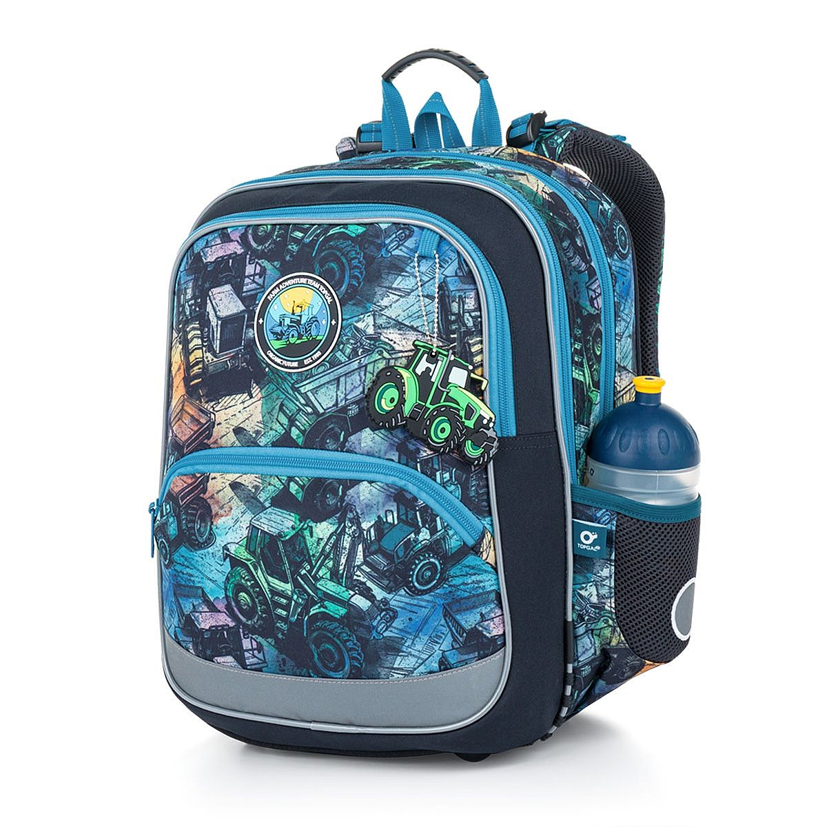backpack Topgal BAZI 26018 - Green/Blue - boy´s