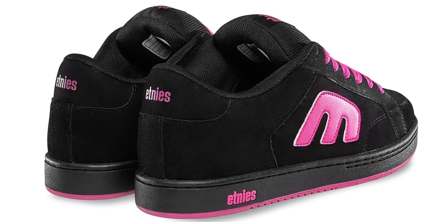 chaussures Etnies Kingpin 2K - Black/Pink - women´s