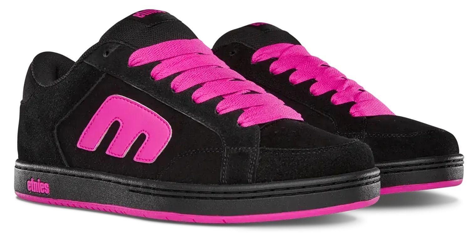 chaussures Etnies Kingpin 2K - Black/Pink - women´s