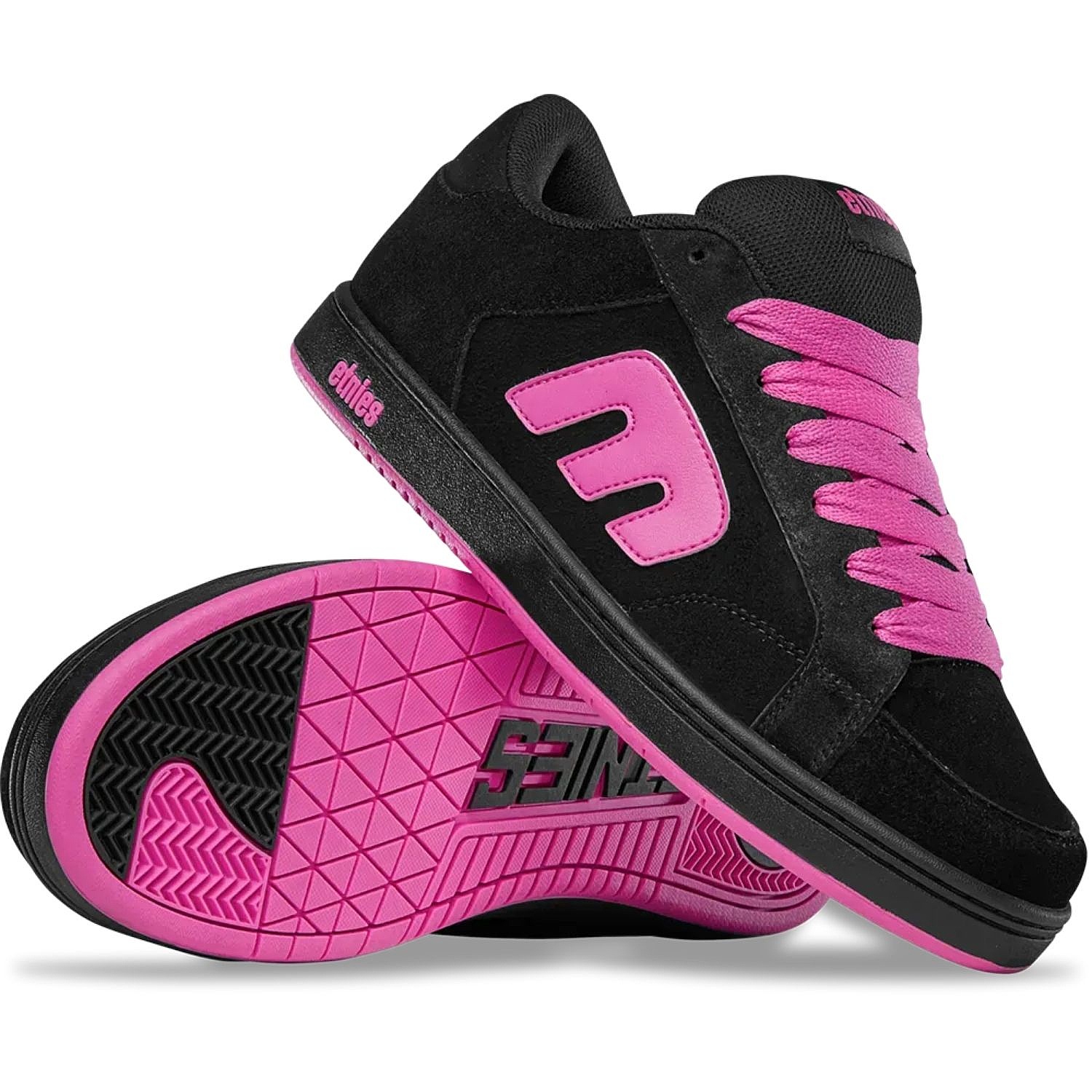chaussures Etnies Kingpin 2K - Black/Pink - women´s