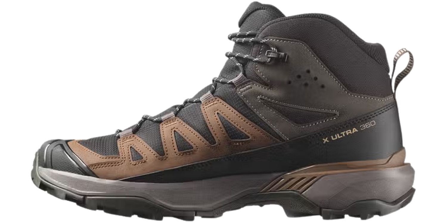 boty Salomon X Ultra 360 Mid GTX - Black/Dark Gull Gray/Dark Earth