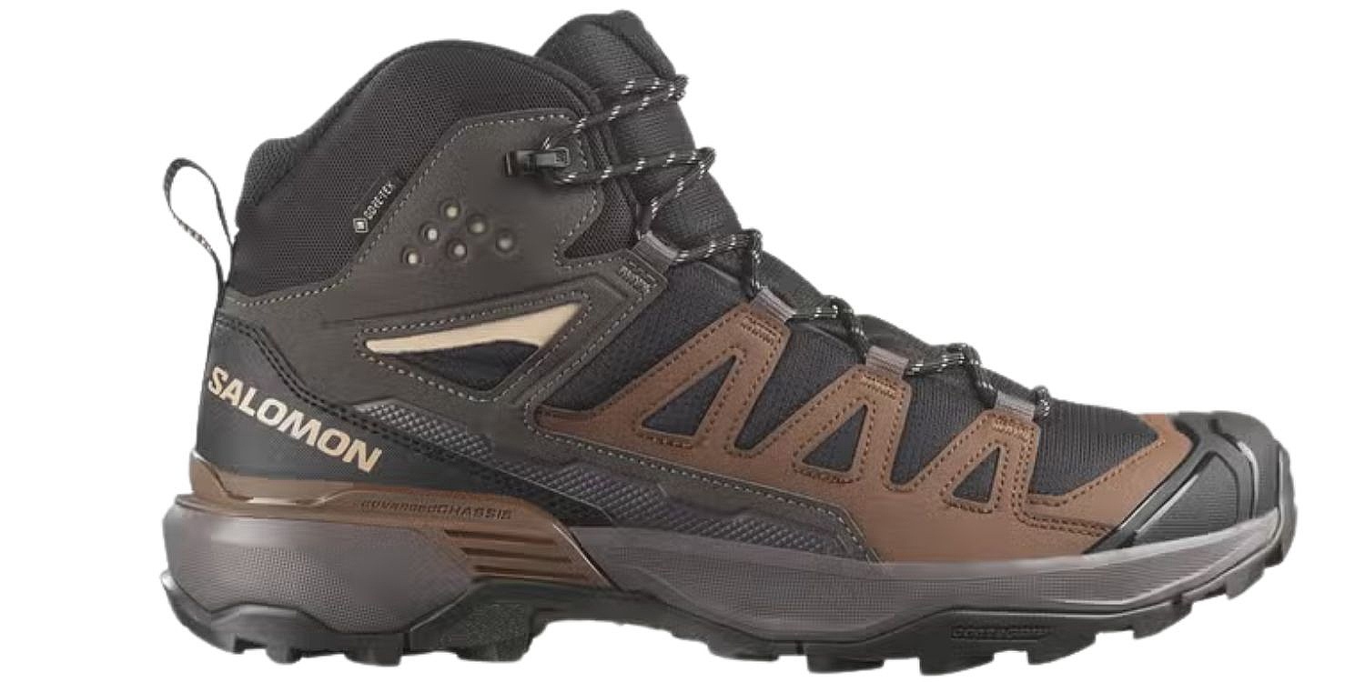 boty Salomon X Ultra 360 Mid GTX - Black/Dark Gull Gray/Dark Earth