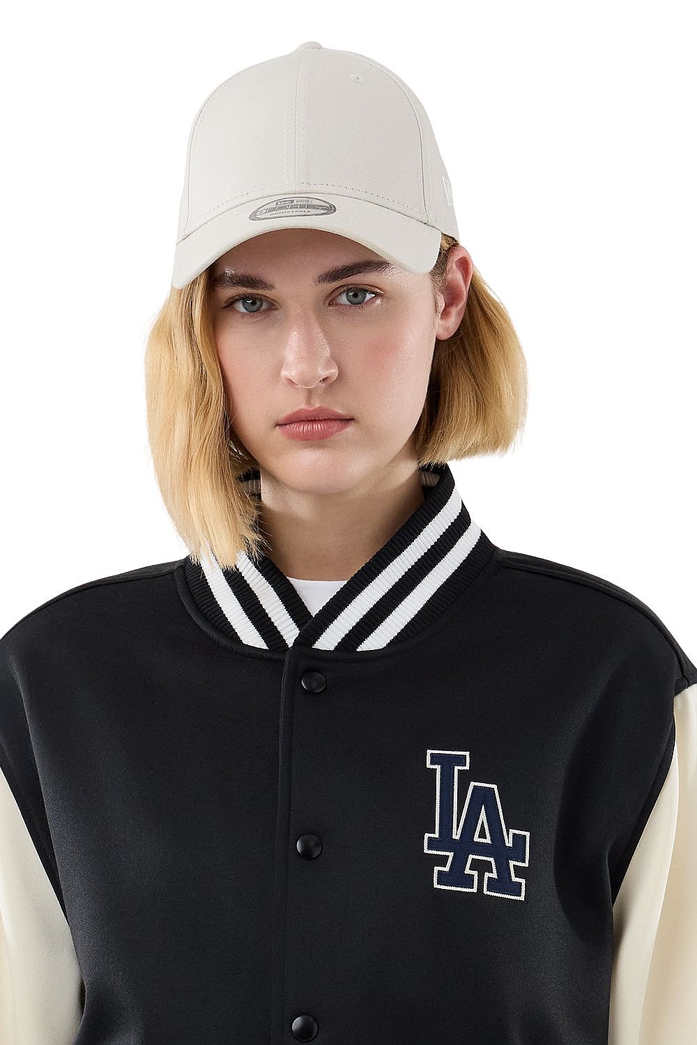 bunda New Era Jersey Bomber MLB Los Angeles Dodgers - Black