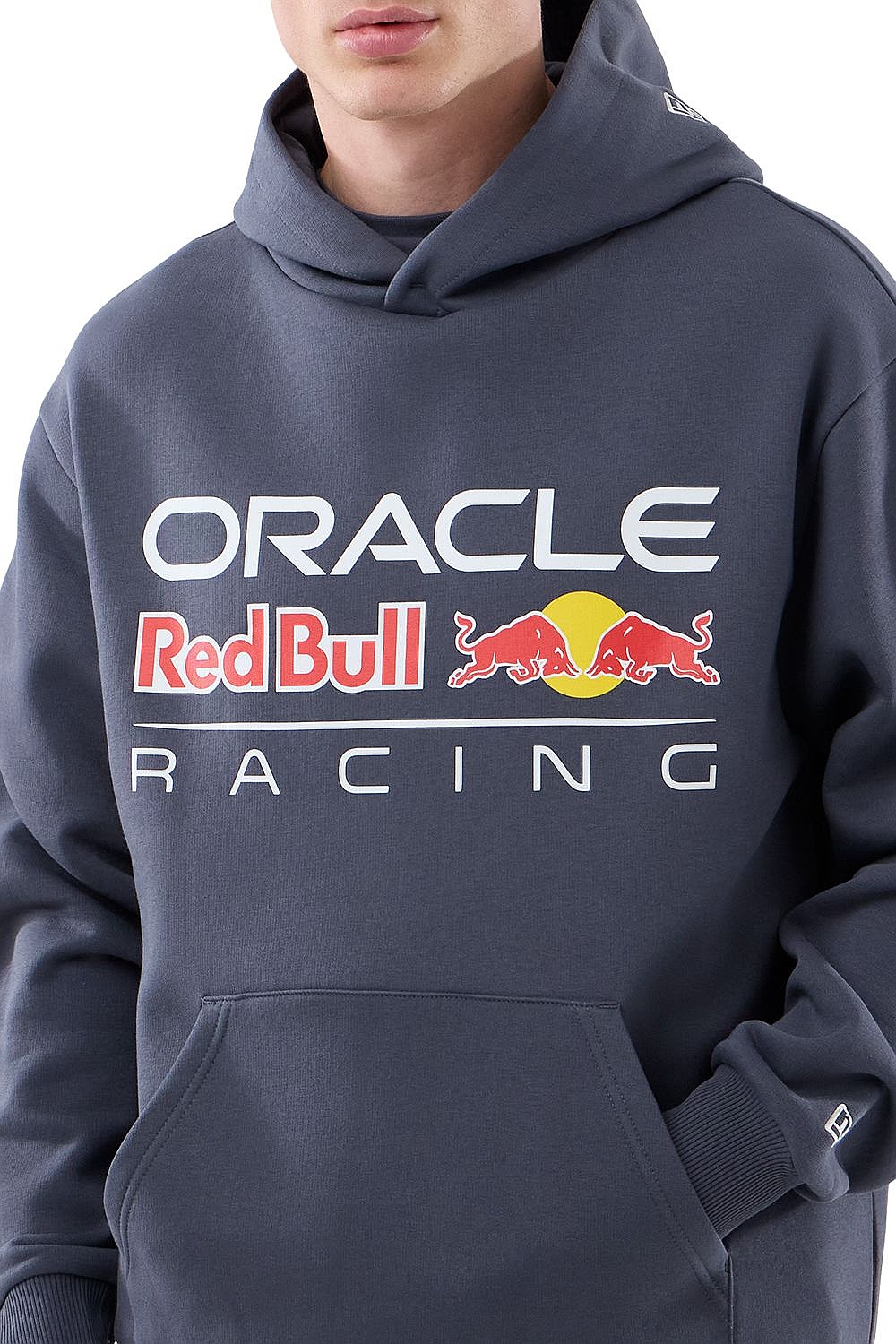 Sweatshirt New Era Logo Oversize Hoodie F1 Red Bull Racing - Dark Concrete - men´s