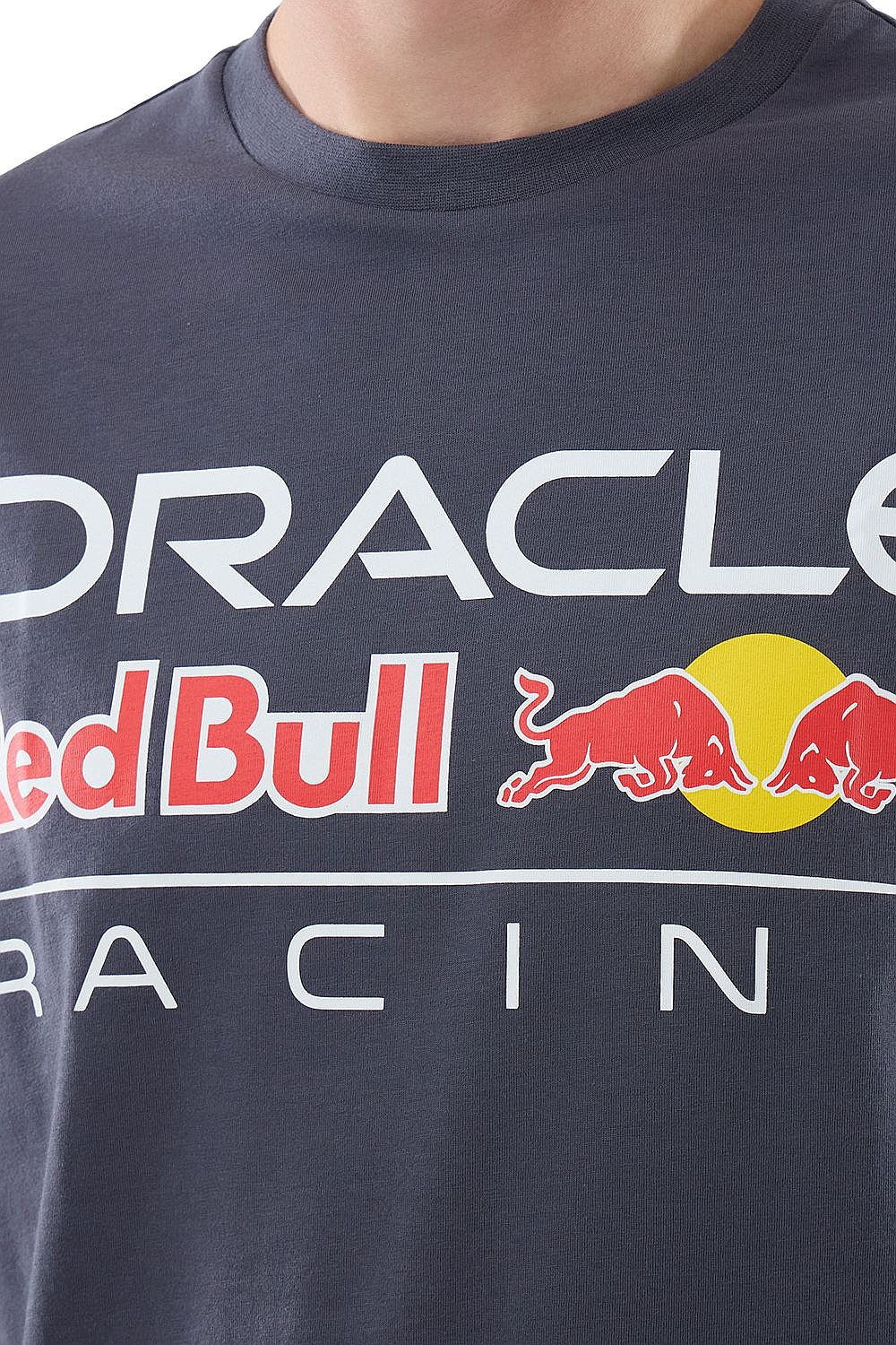tričko New Era Logo Graphic Oversized F1 Red Bull Racing - Dark Concrete