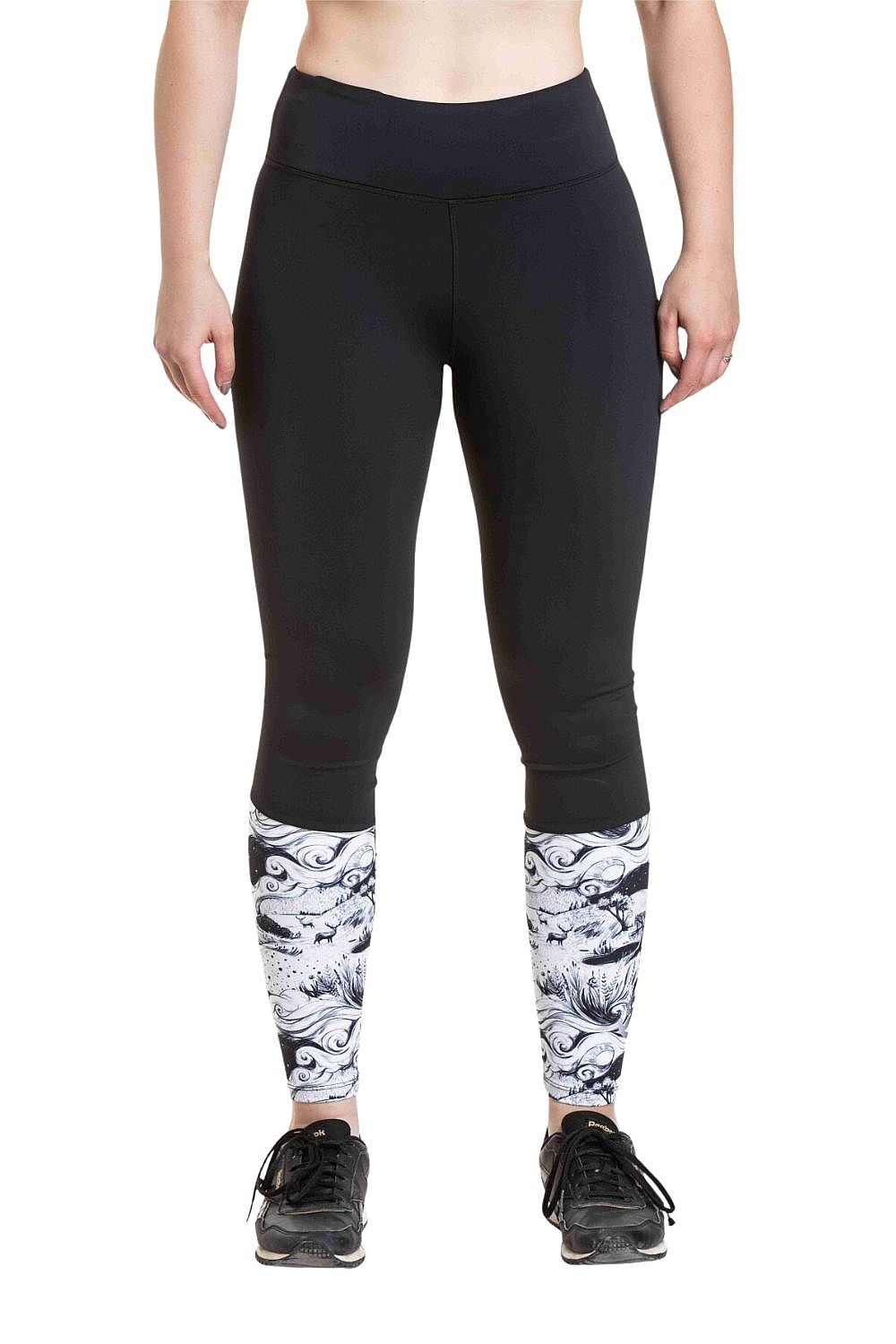 legginsy Meatfly Arabel - Meadow White - women´s