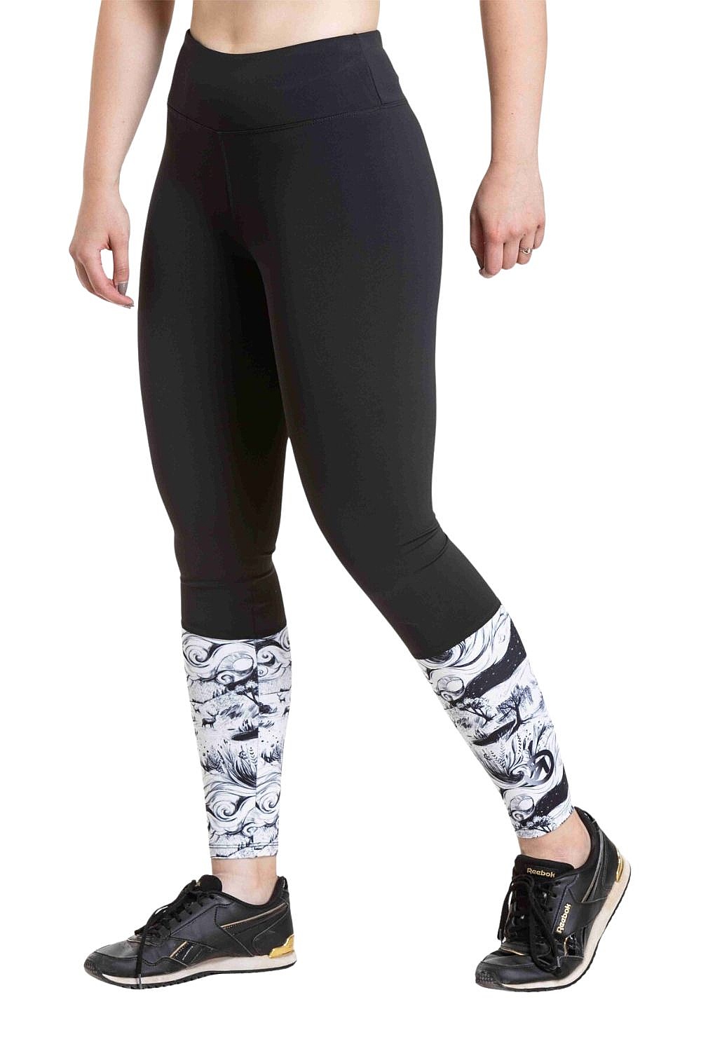 legginsy Meatfly Arabel - Meadow White - women´s