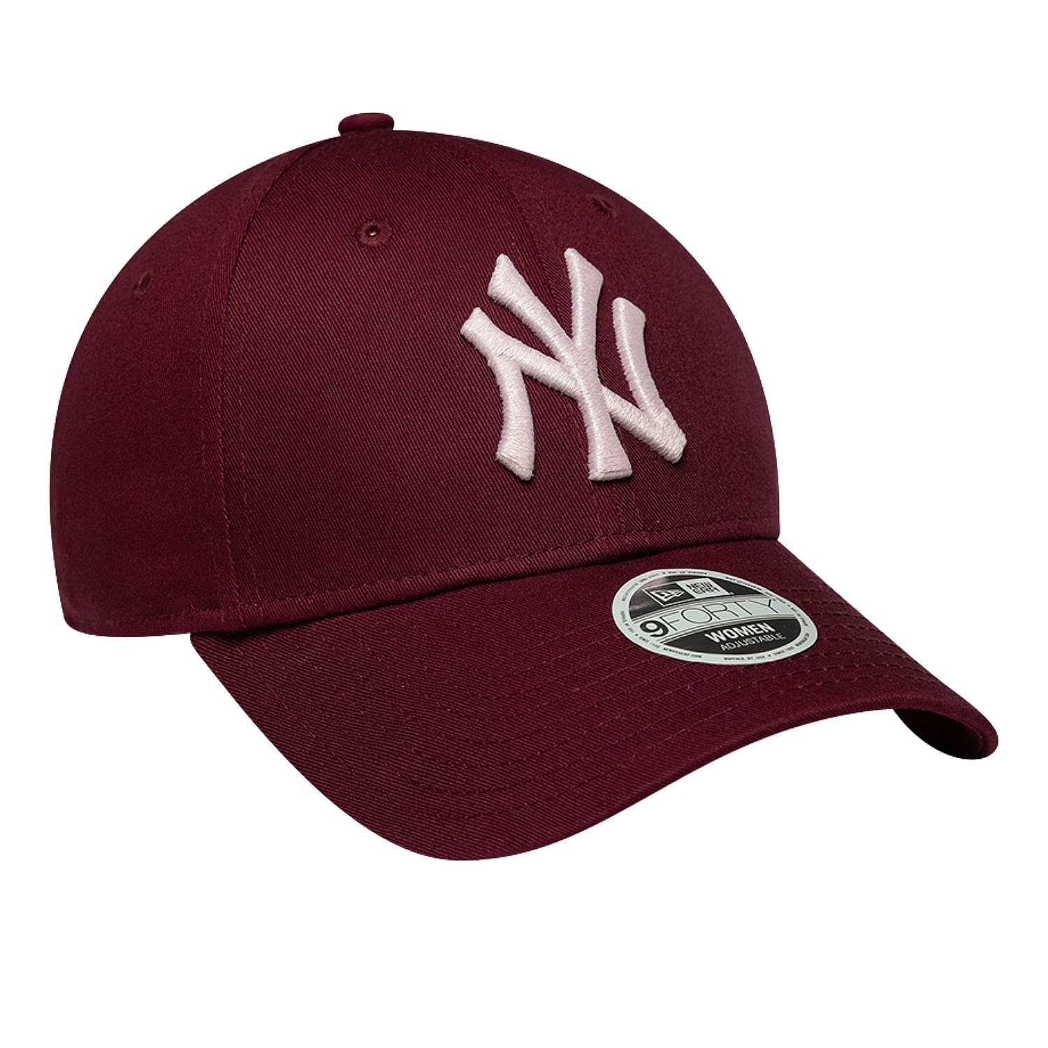 šiltovka New Era 9FO Metallic Logo MLB New York Yankees - Frosted Burgundy/Pink - women´s