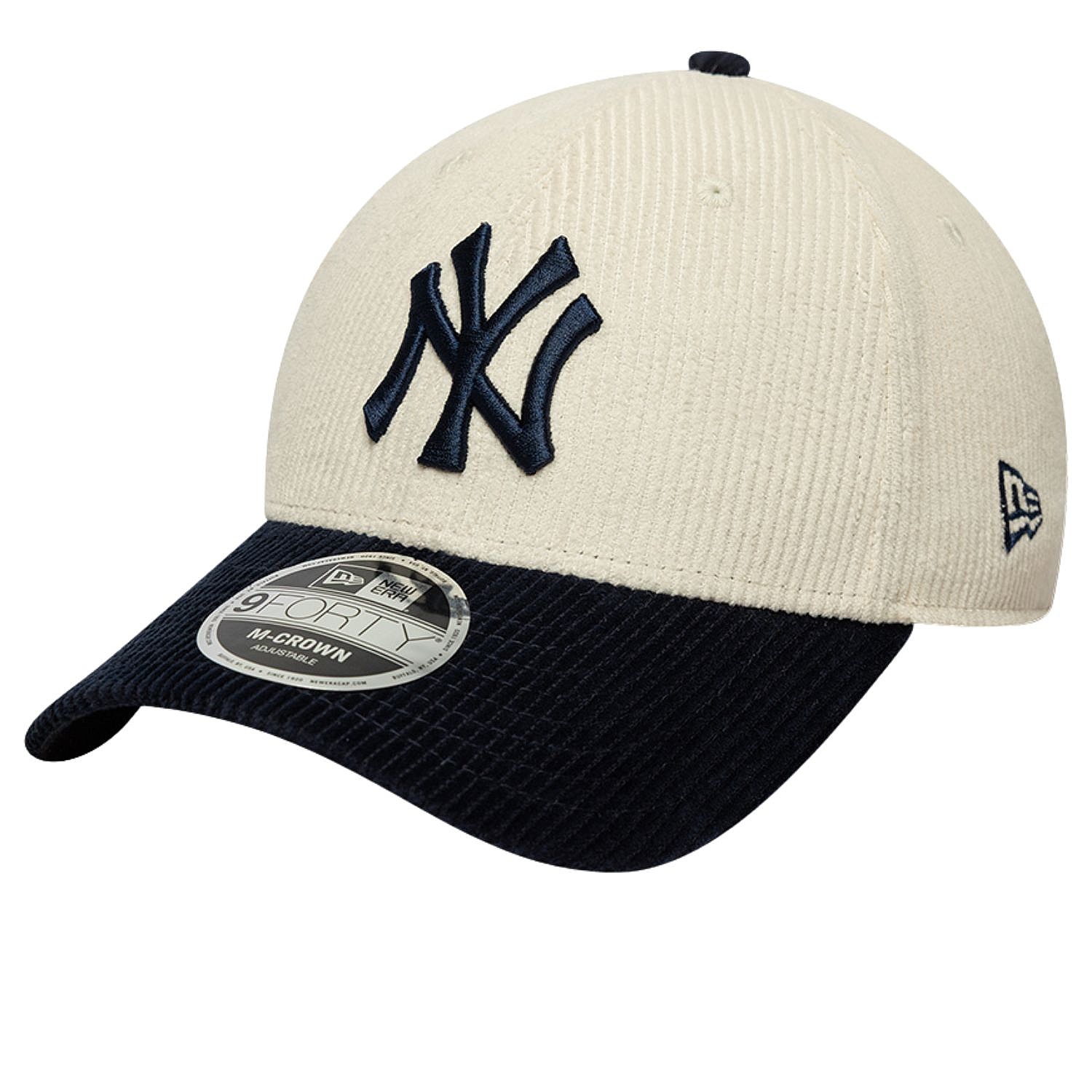 šiltovka New Era 9FO M-Crown Cord MLB New York Yankees - Light Cream/Navy - men´s