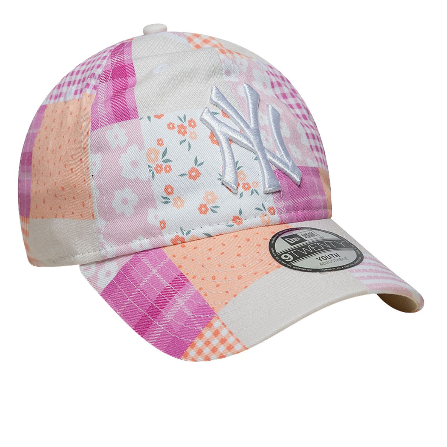 šiltovka New Era 9T Patchwork MLB New York Yankees Child - Primrose Pink/Electric Fuchsia - kid´s