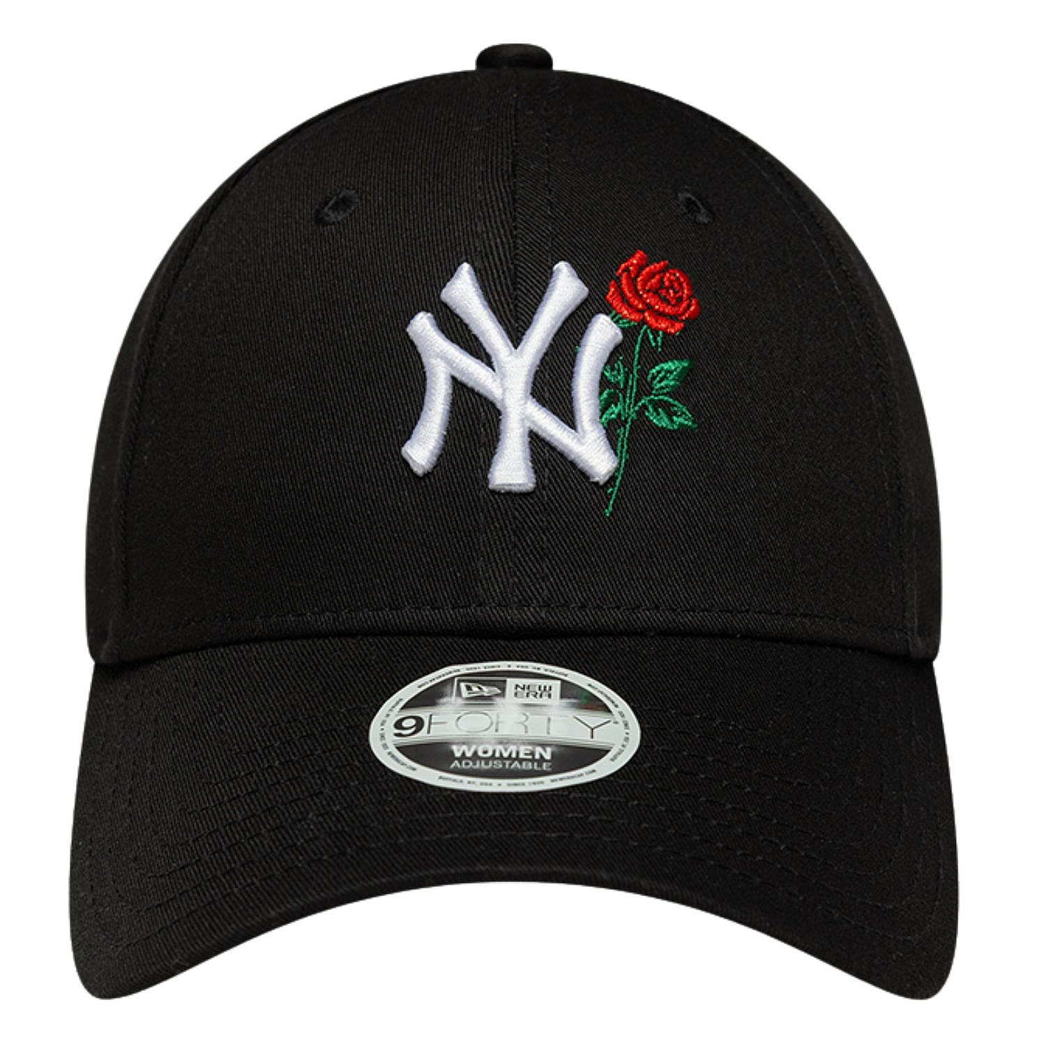 šiltovka New Era 9FO Flower Icon MLB New York Yankees - Black - women´s