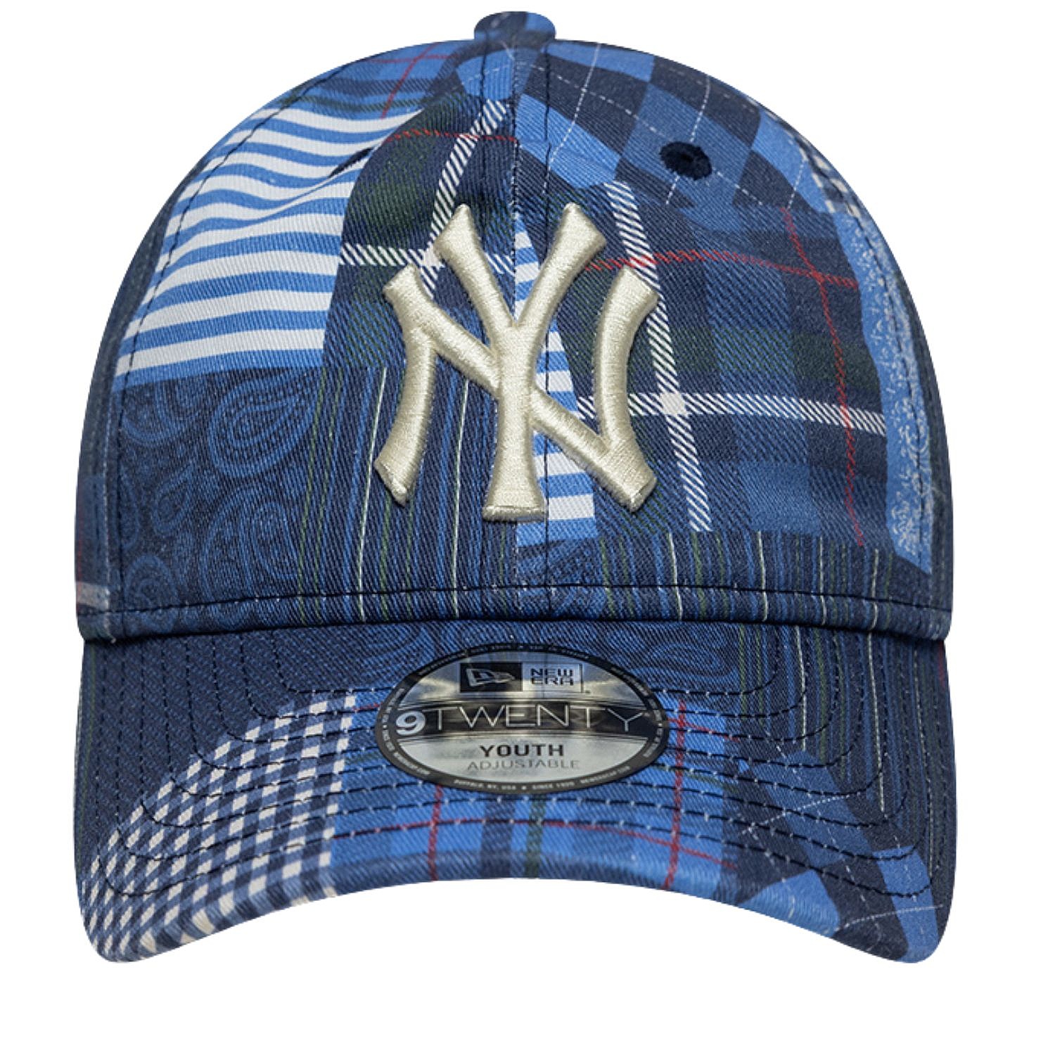 kšiltovka New Era 9T Patchwork MLB New York Yankees Youth - Navy/Blue Bead