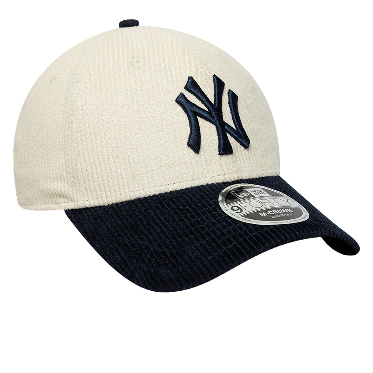 šiltovka New Era 9FO M-Crown Cord MLB New York Yankees - Light Cream/Navy - men´s